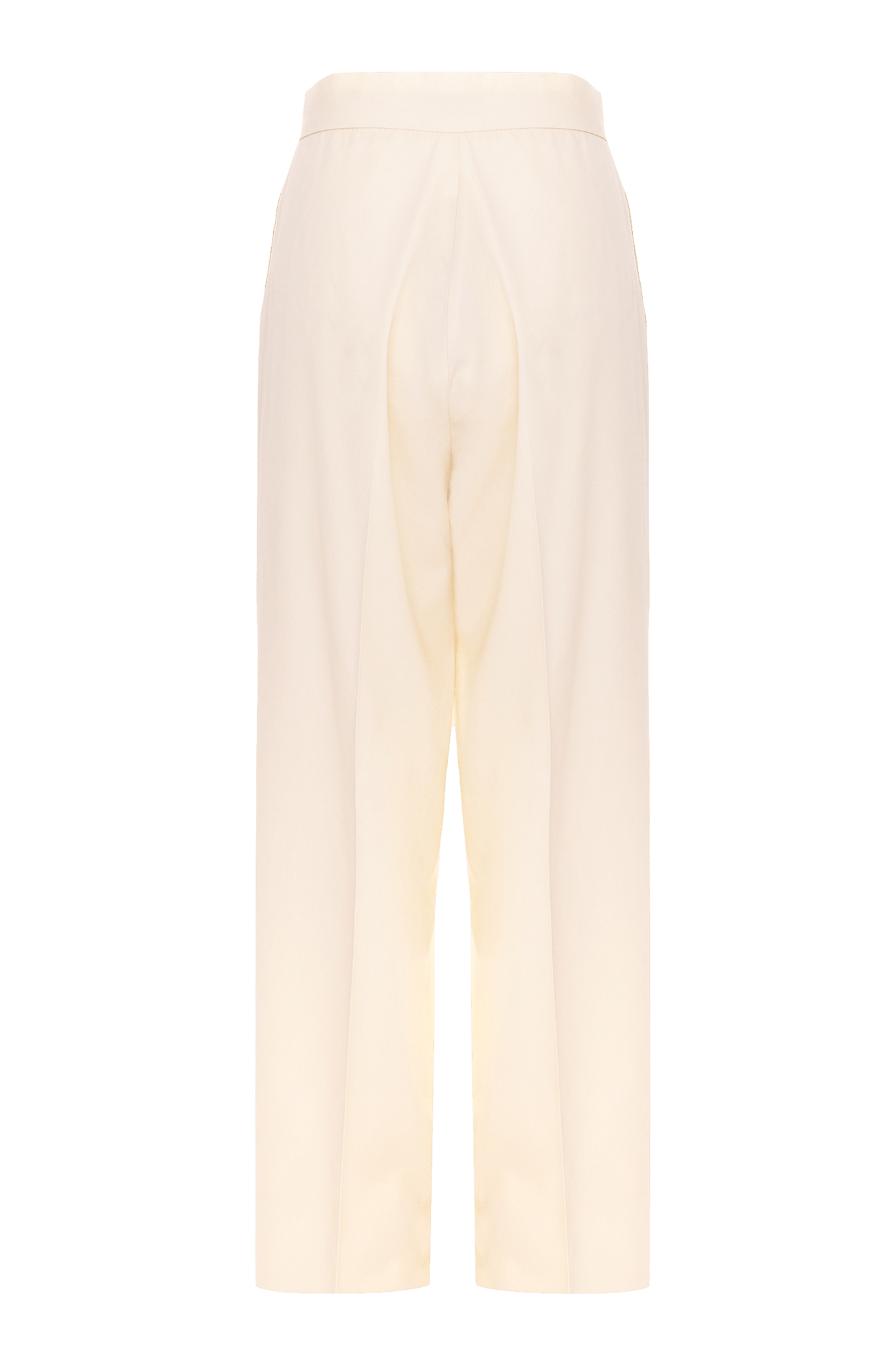 Wide-leg Pants in White made by Aureliana
