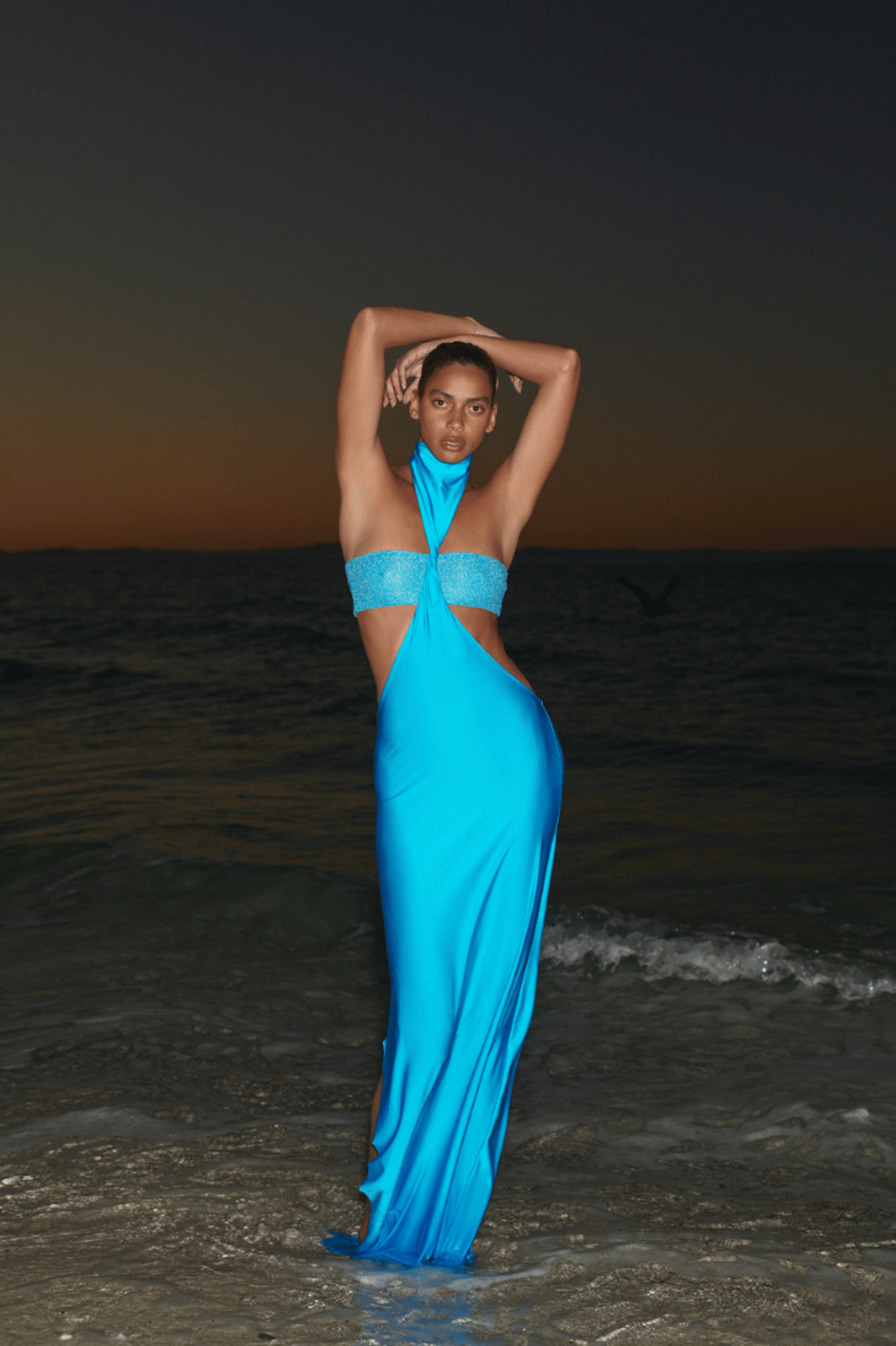 Aluna Dress in Blue made by BAOBAB