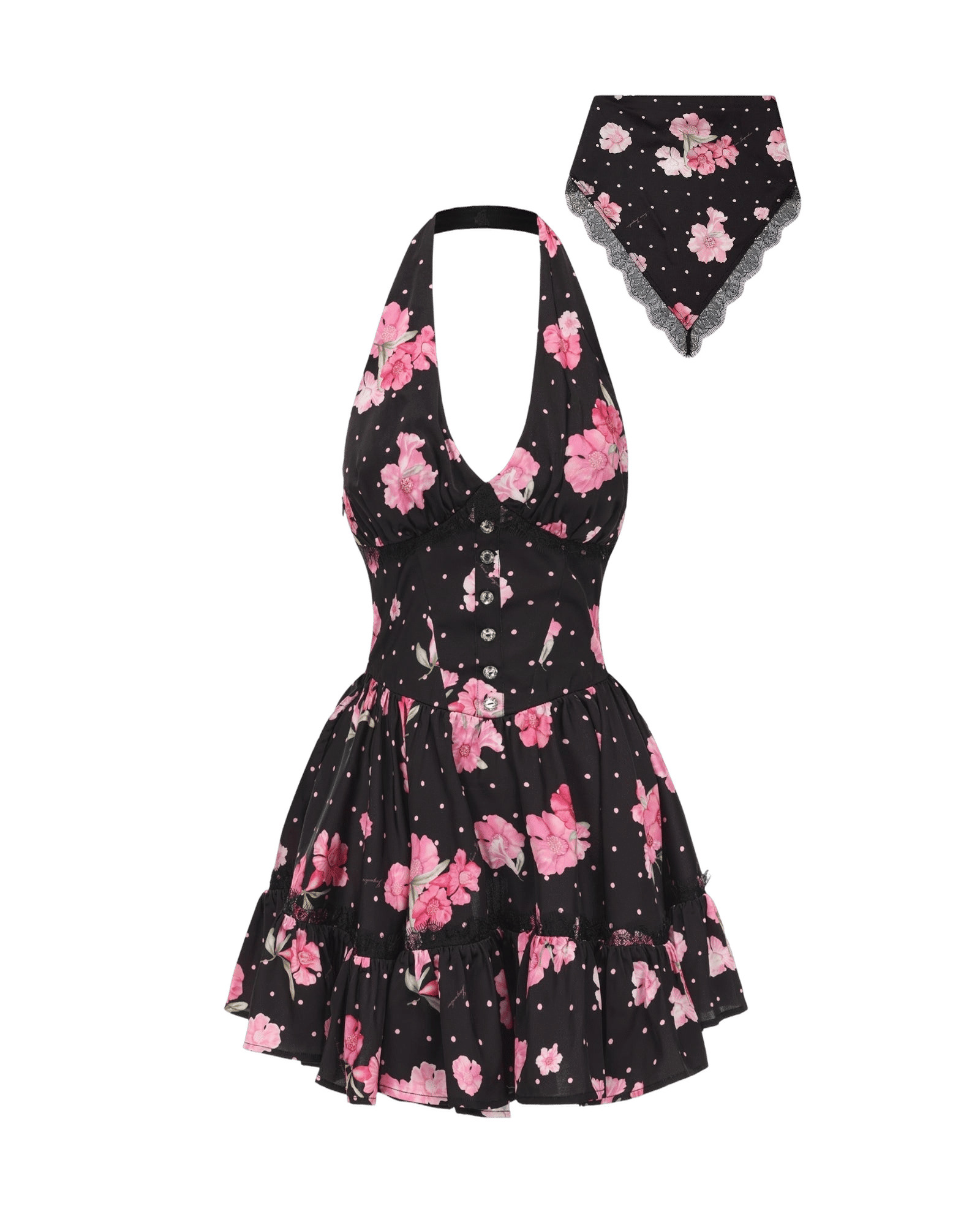 Rosaline Dress (Black) made by Nana Jacqueline