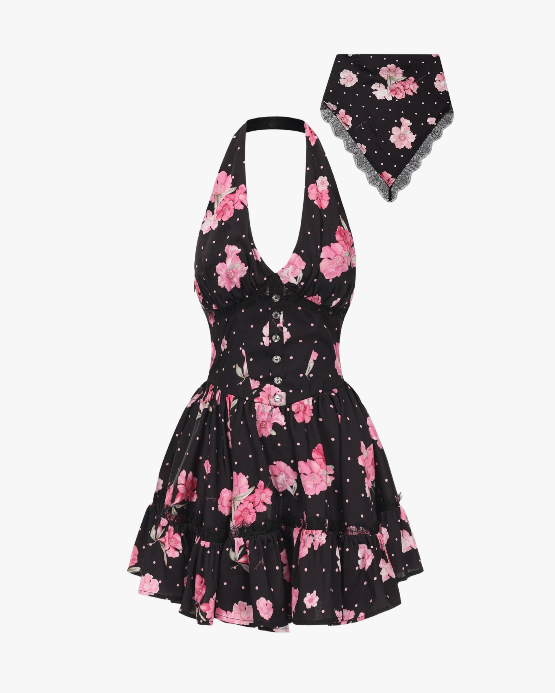 Rosaline Dress (Black) made by Nana Jacqueline