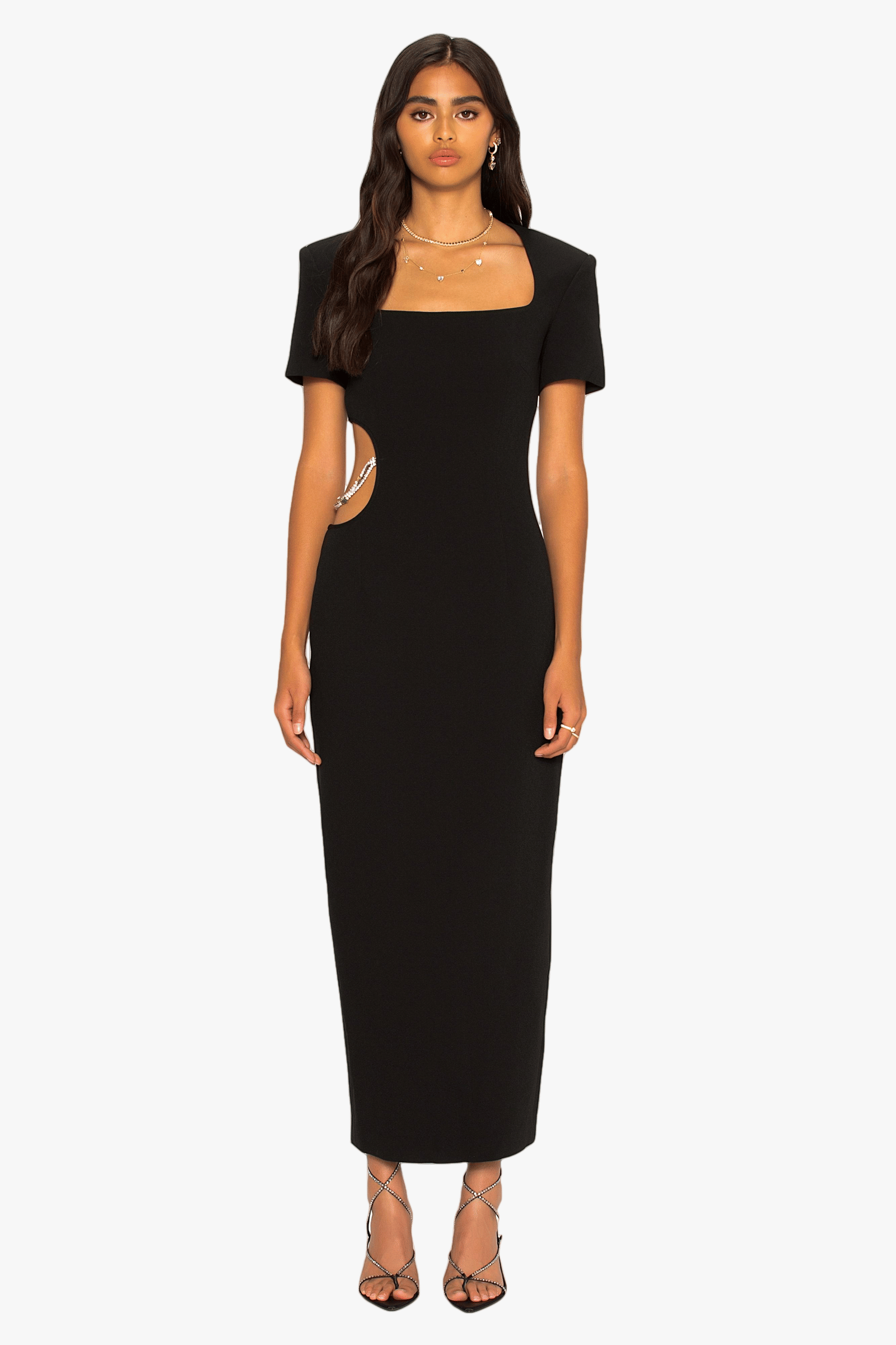 Zoe Dress (Black) made by Nana Jacqueline