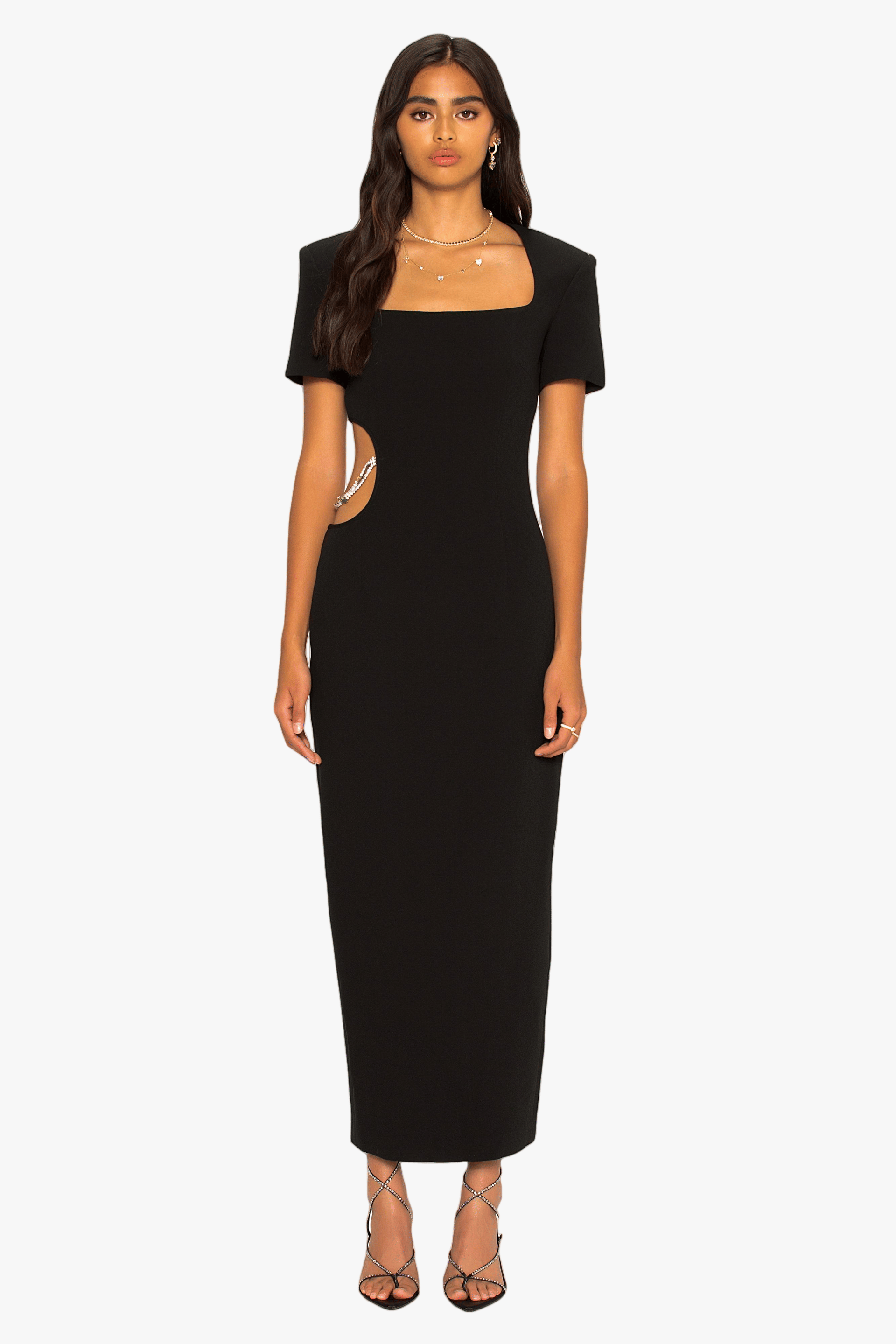 Zoe Dress (Black) made by Nana Jacqueline