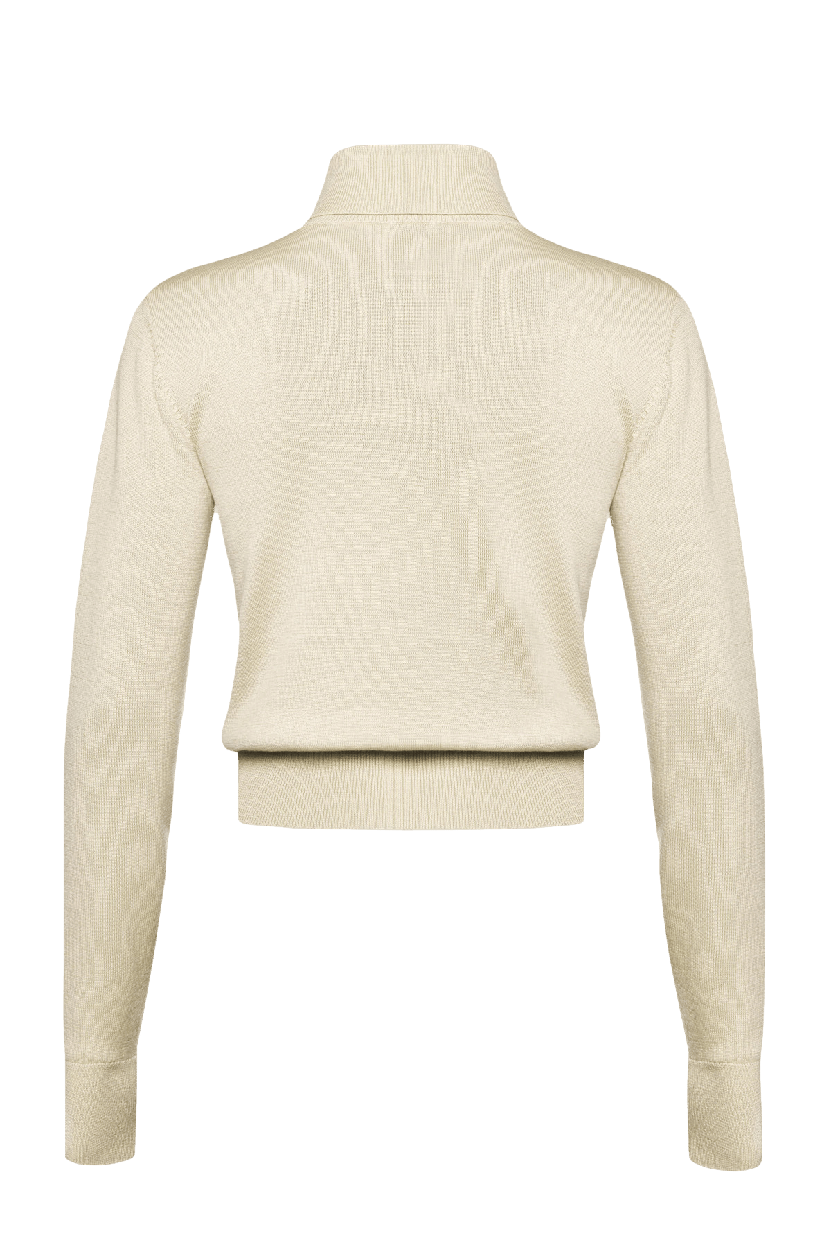 WOOL BRA TURTLENECK SWEATER made by KEBURIA