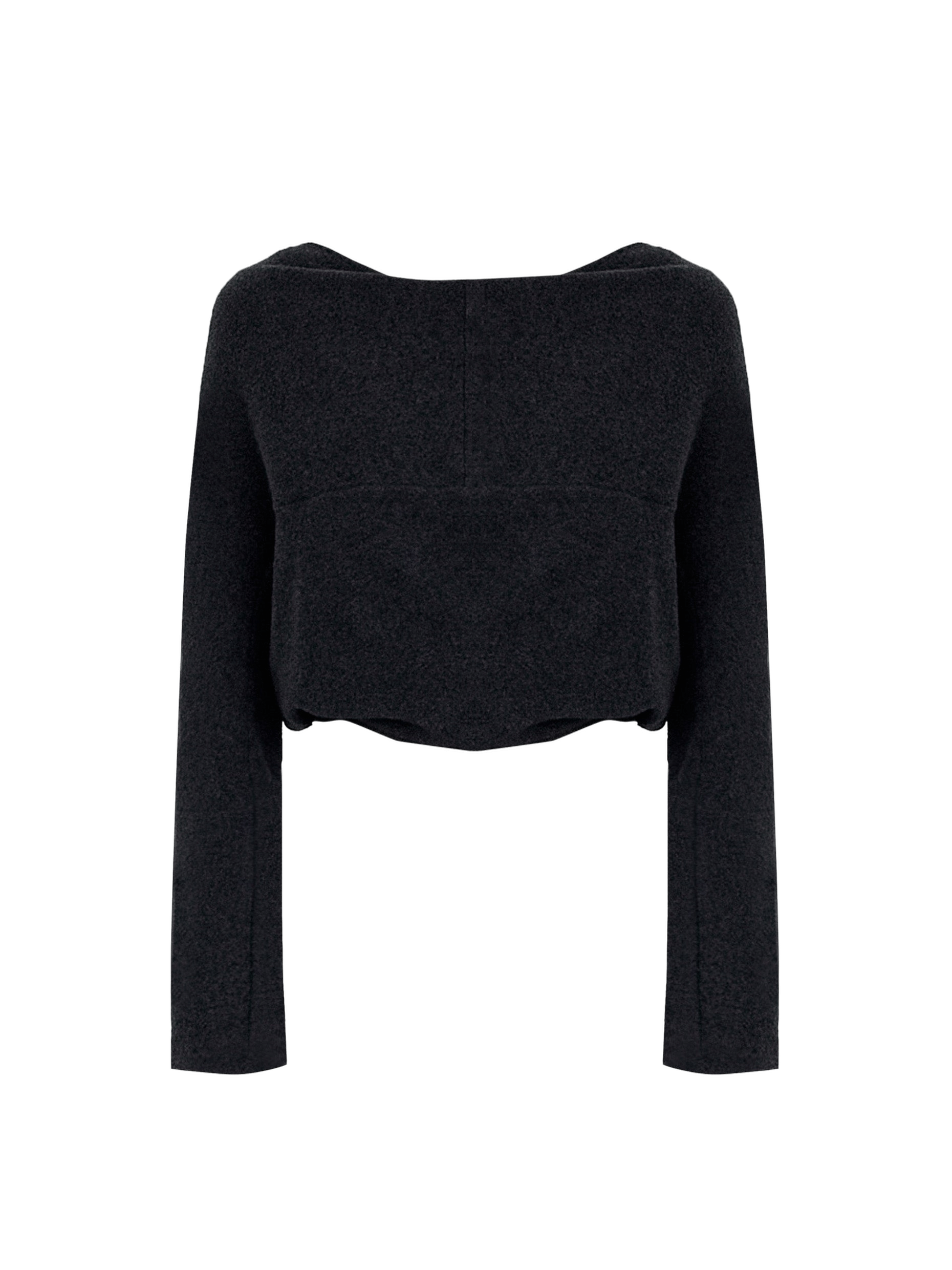 FLEECE REVERSIBLE TWISTED TOP made by YIBRI