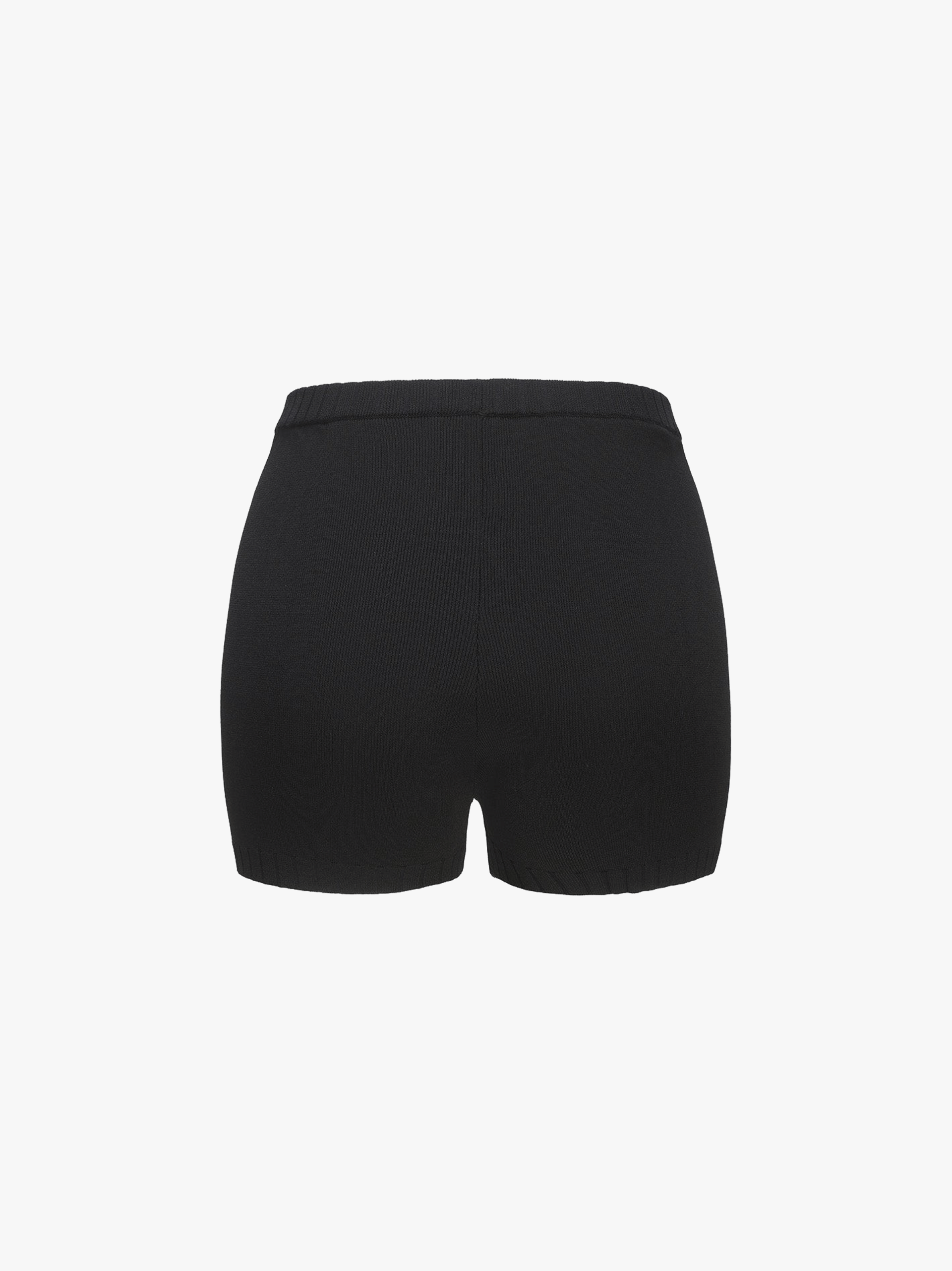 Kennedy Knit Shorts (Black) made by Nana Jacqueline