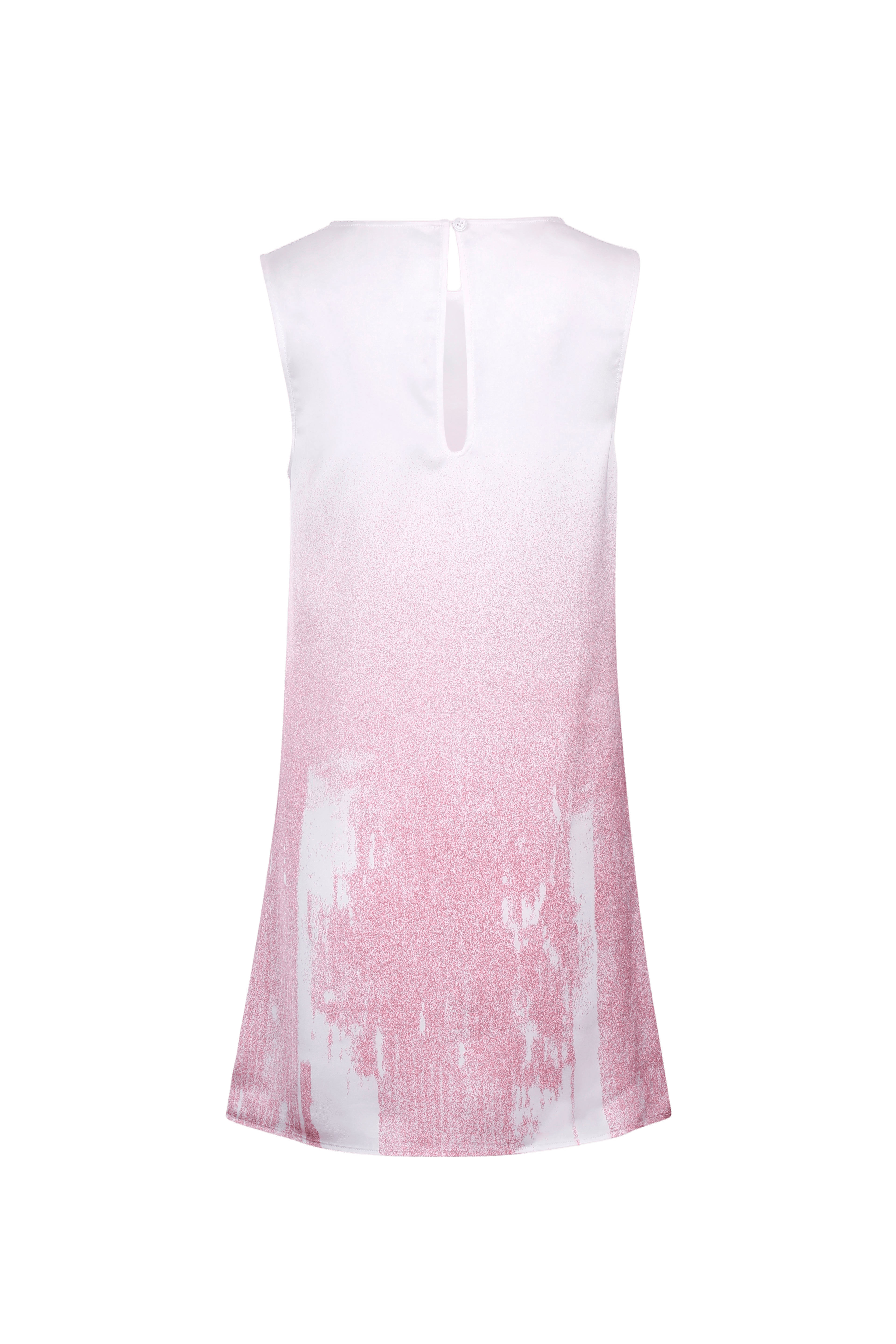 PINK WATERSCAPE DRAPED MINI DRES made by YIBRI