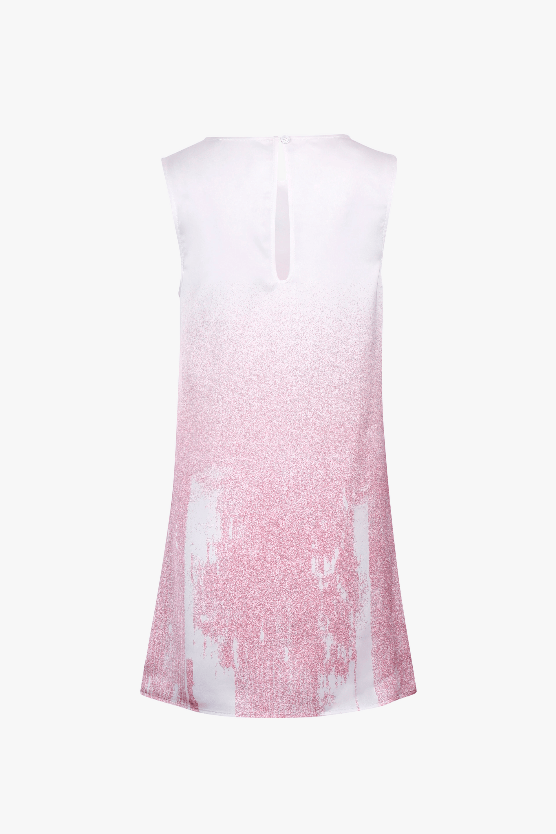 PINK WATERSCAPE DRAPED MINI DRES made by YIBRI