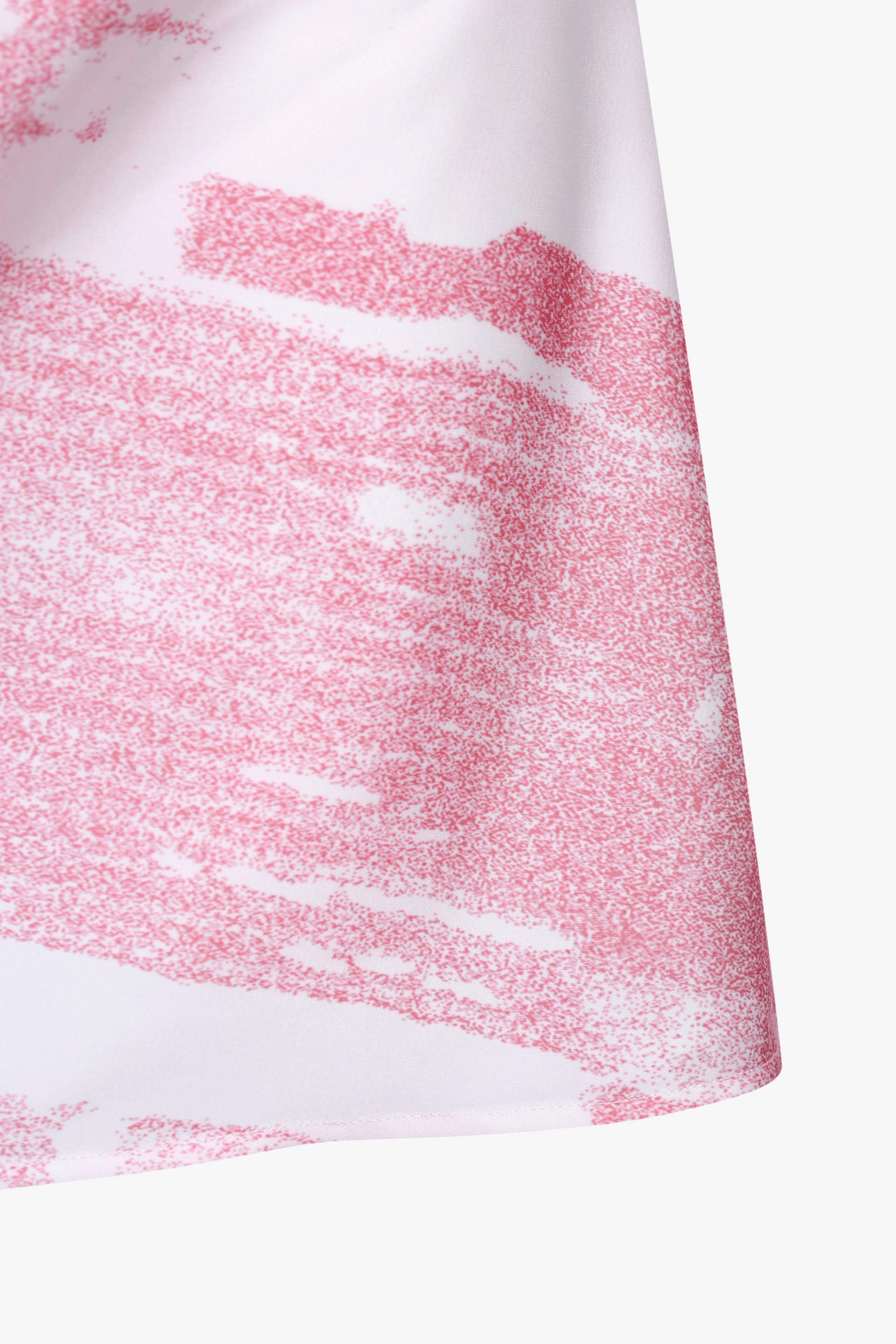 PINK WATERSCAPE DRAPED MINI DRES made by YIBRI