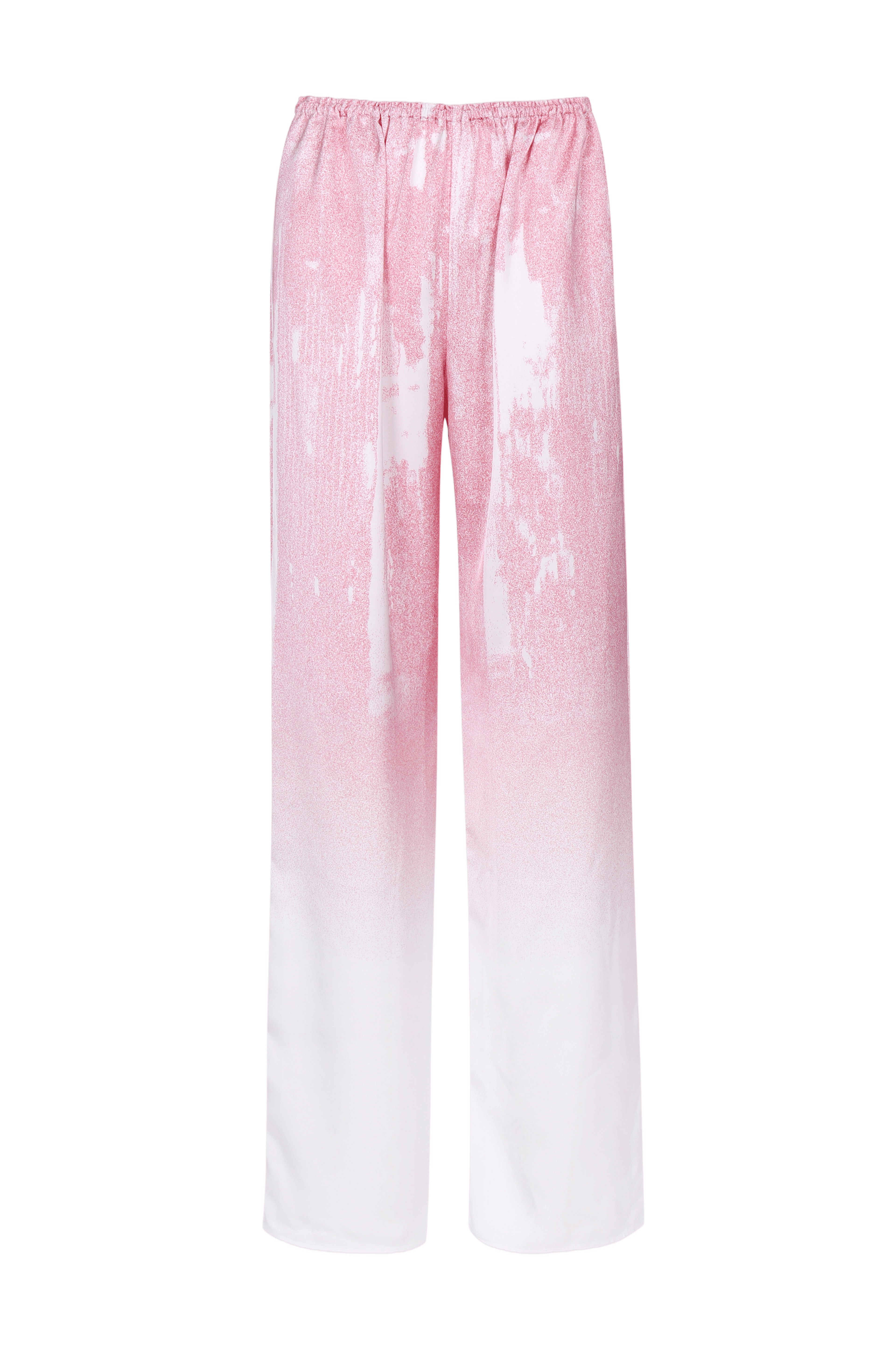 GRADIENT PRINTED WIDE TROUSERS made by YIBRI