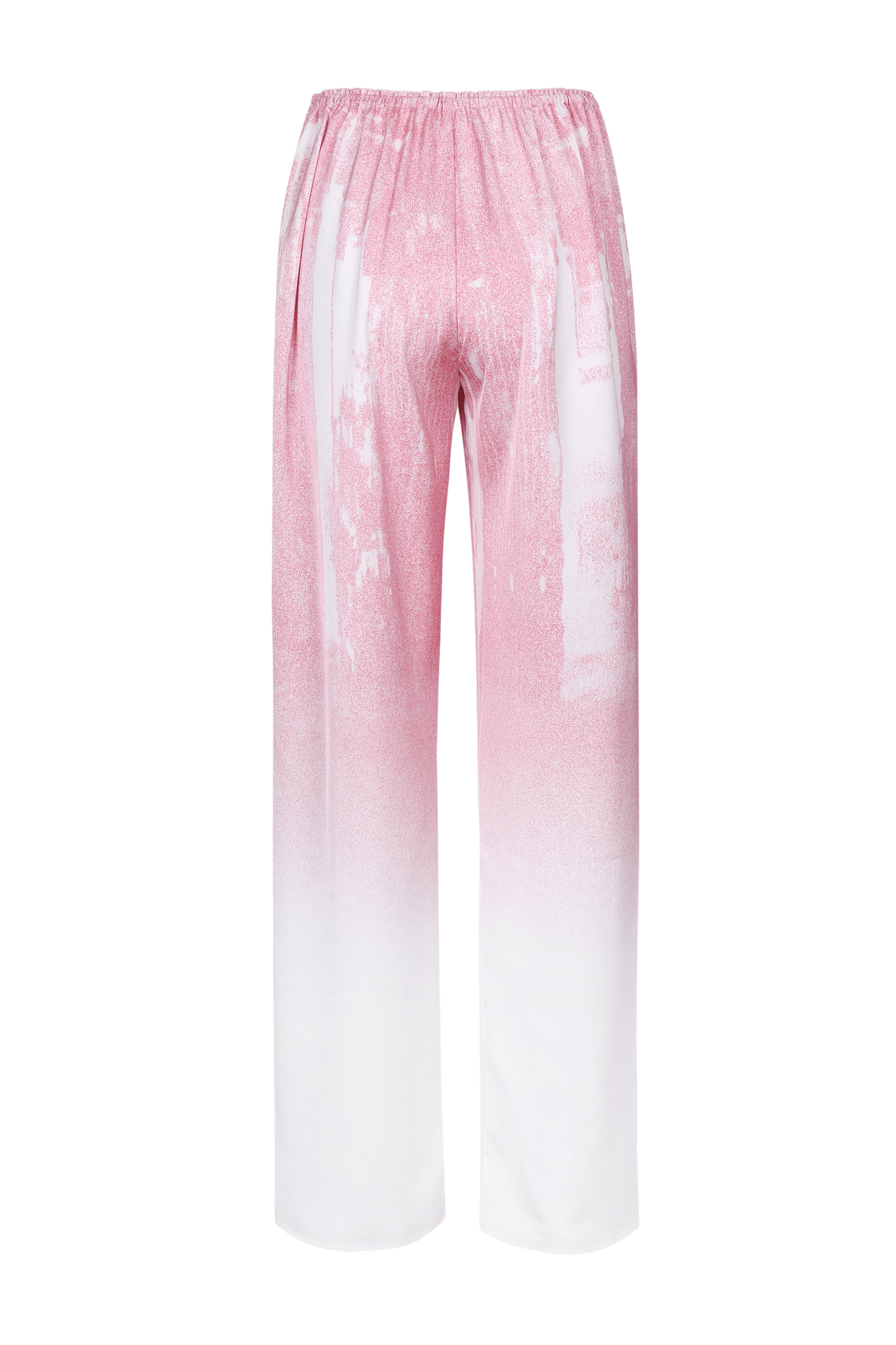 GRADIENT PRINTED WIDE TROUSERS made by YIBRI