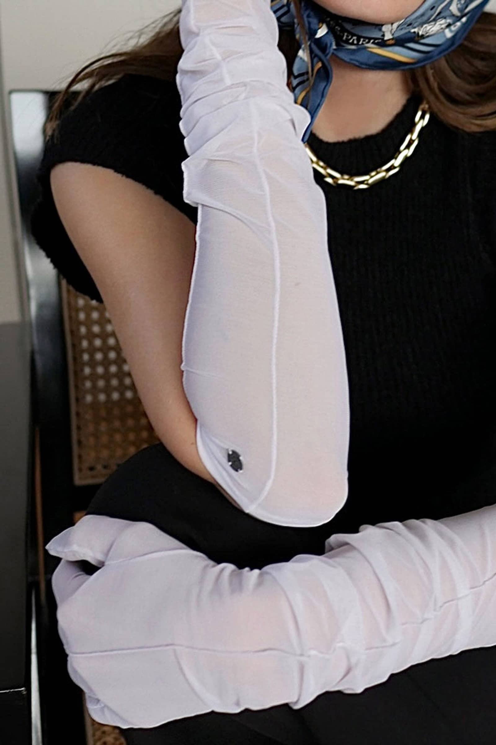 Mesh Long White made by Handsome Stockholm