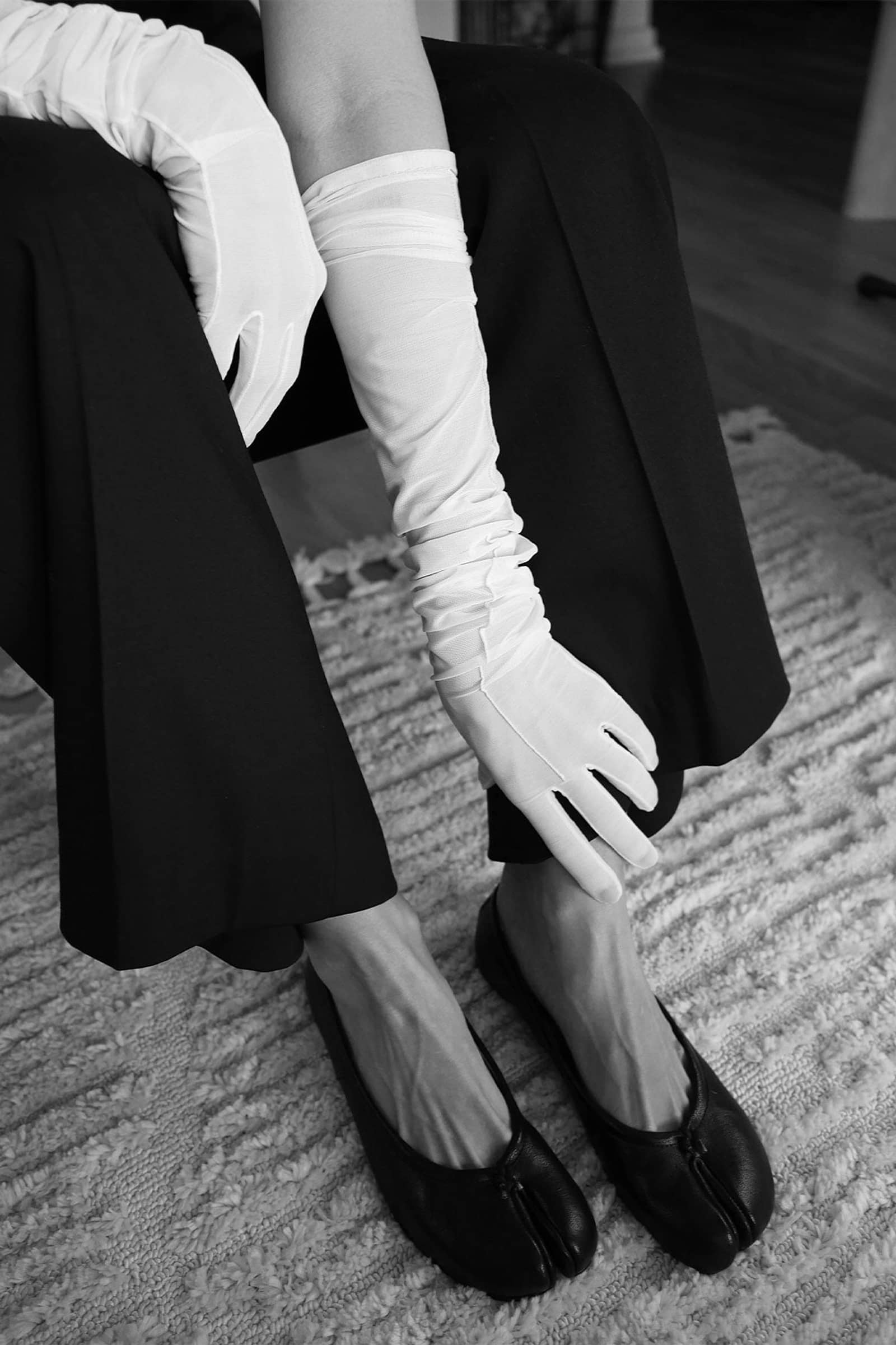 Mesh Long White made by Handsome Stockholm