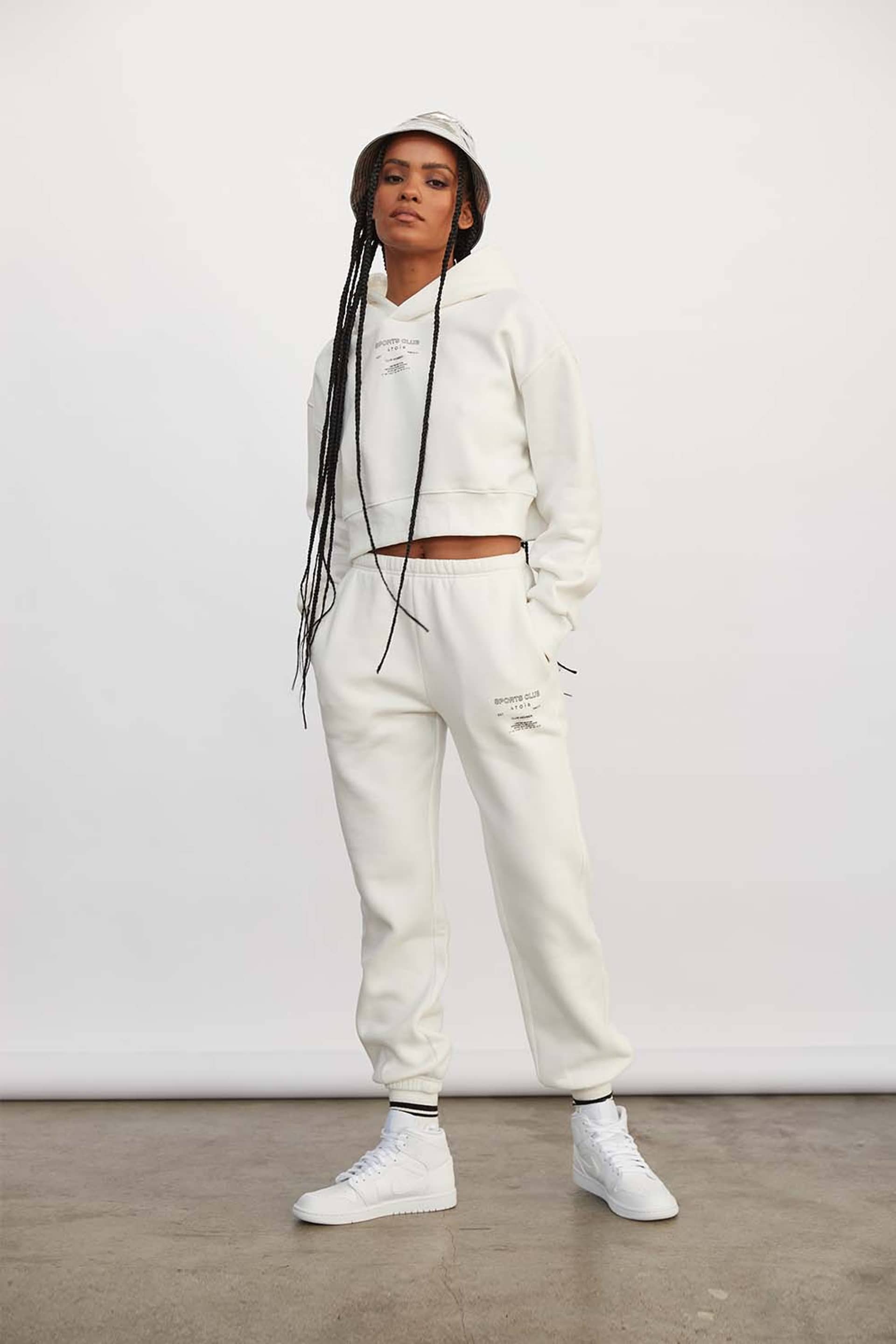 Balance Jumper in White made by Atoir