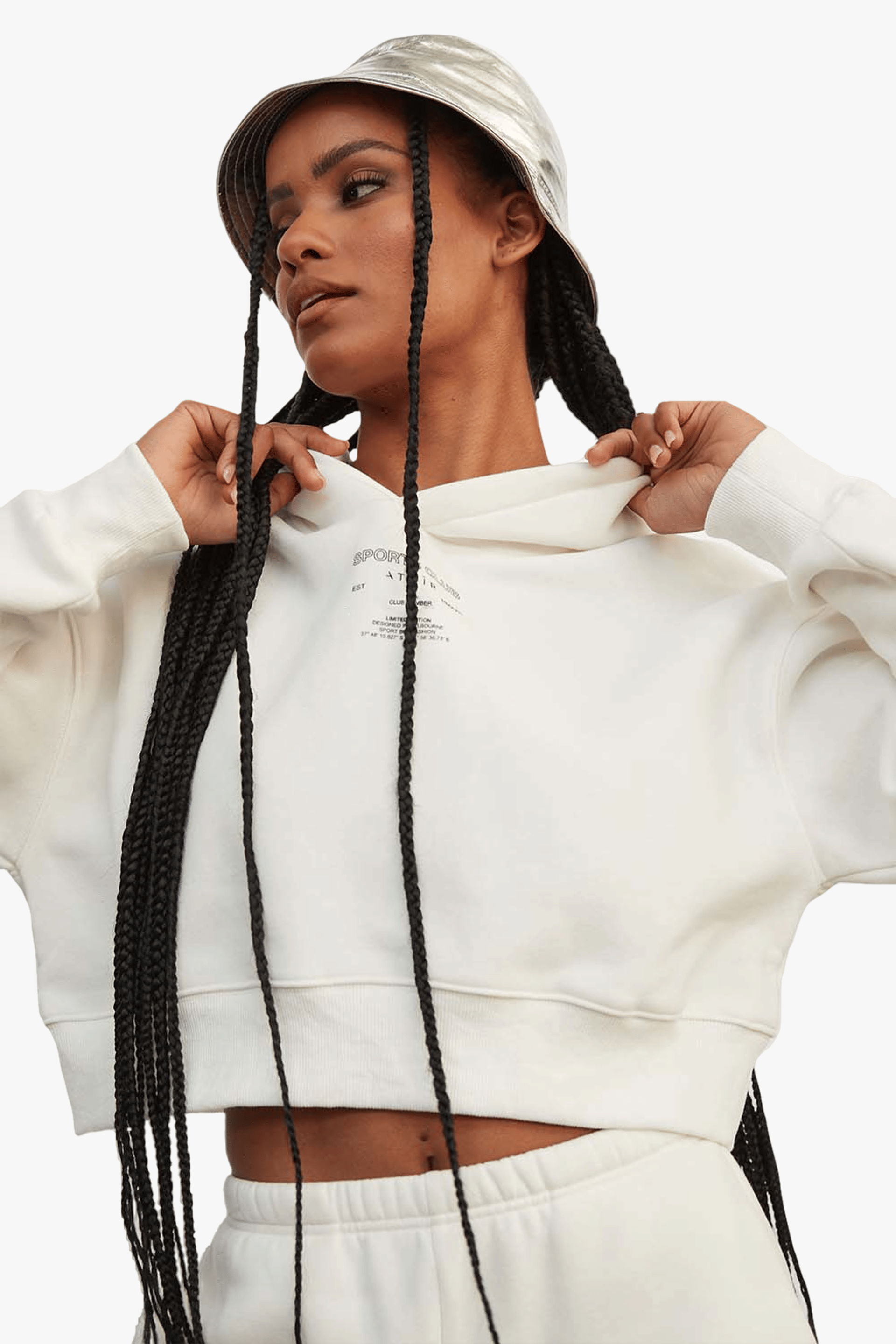 Balance Jumper in White made by Atoir