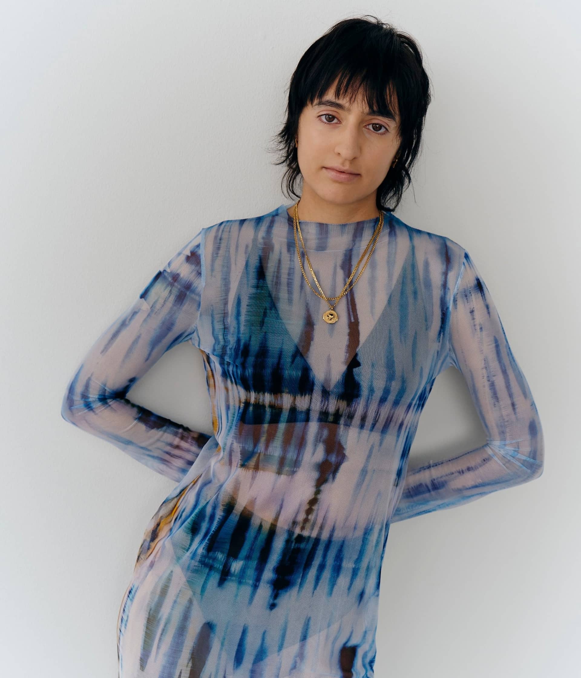 Kathy Dress - Tiedye Blue made by HERSKIND