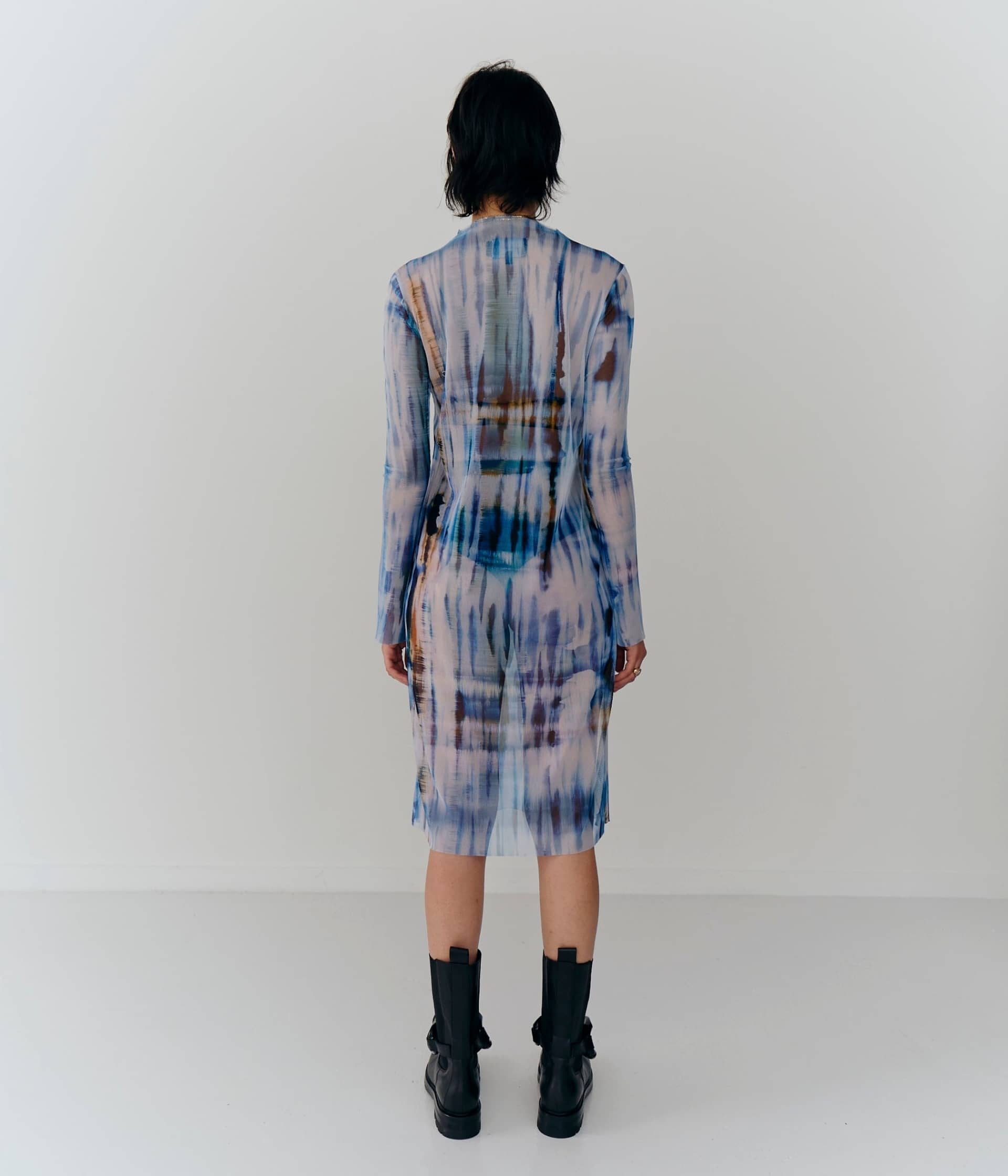 Kathy Dress - Tiedye Blue made by HERSKIND