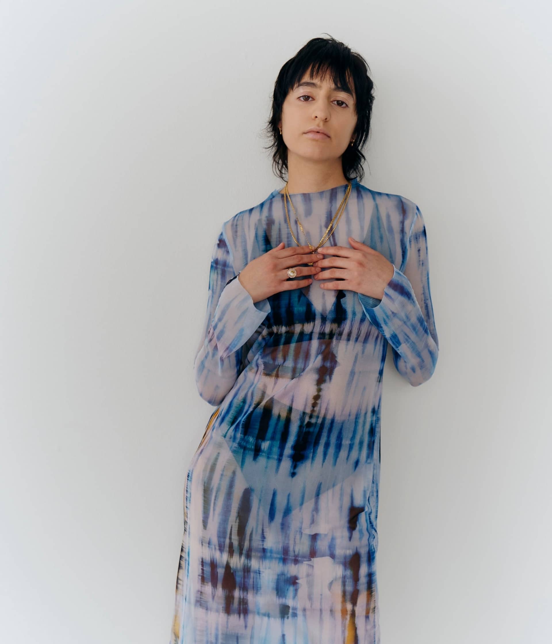 Kathy Dress - Tiedye Blue made by HERSKIND