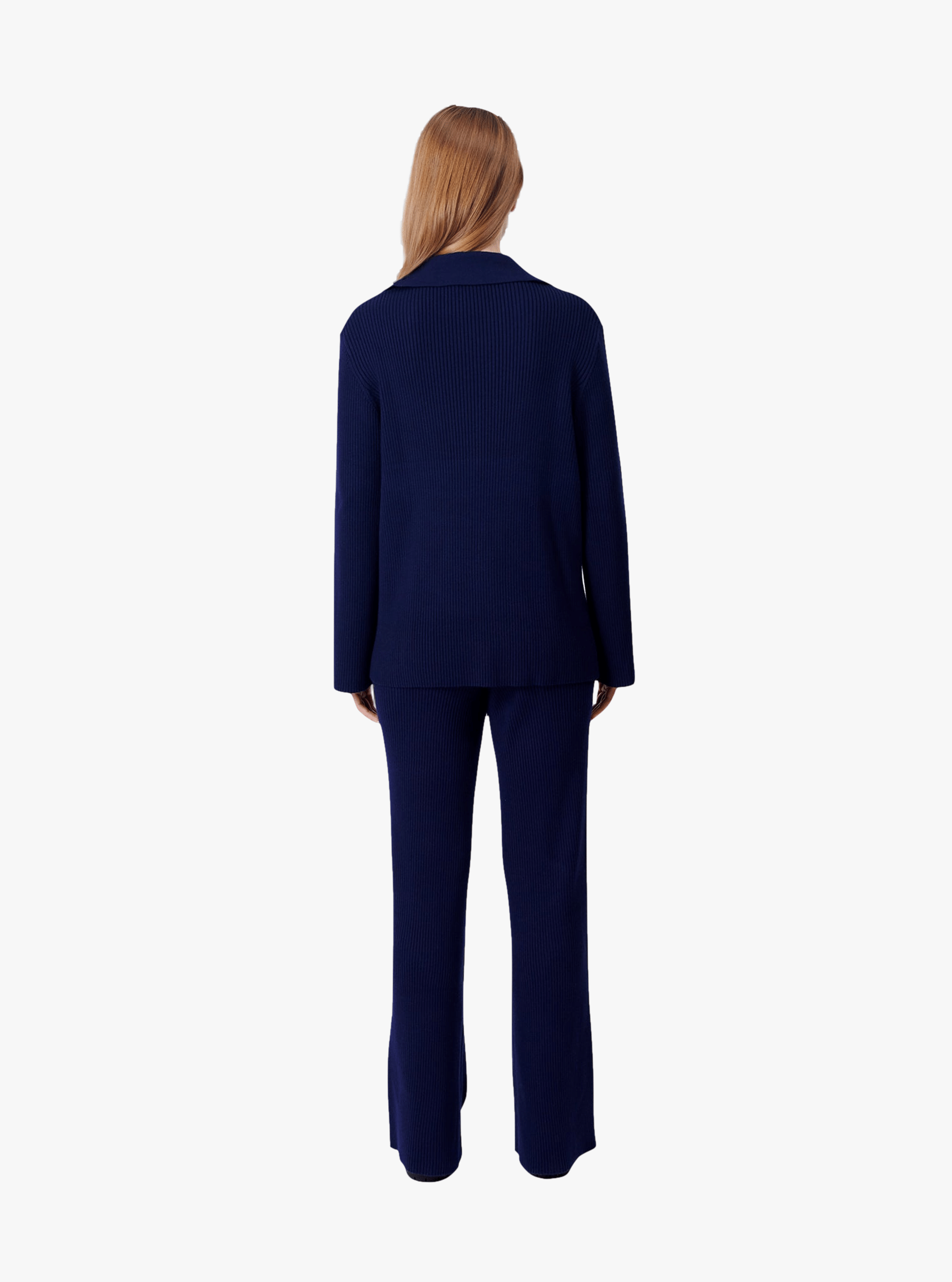 Anine Trousers in Blue made by AÉRYNE