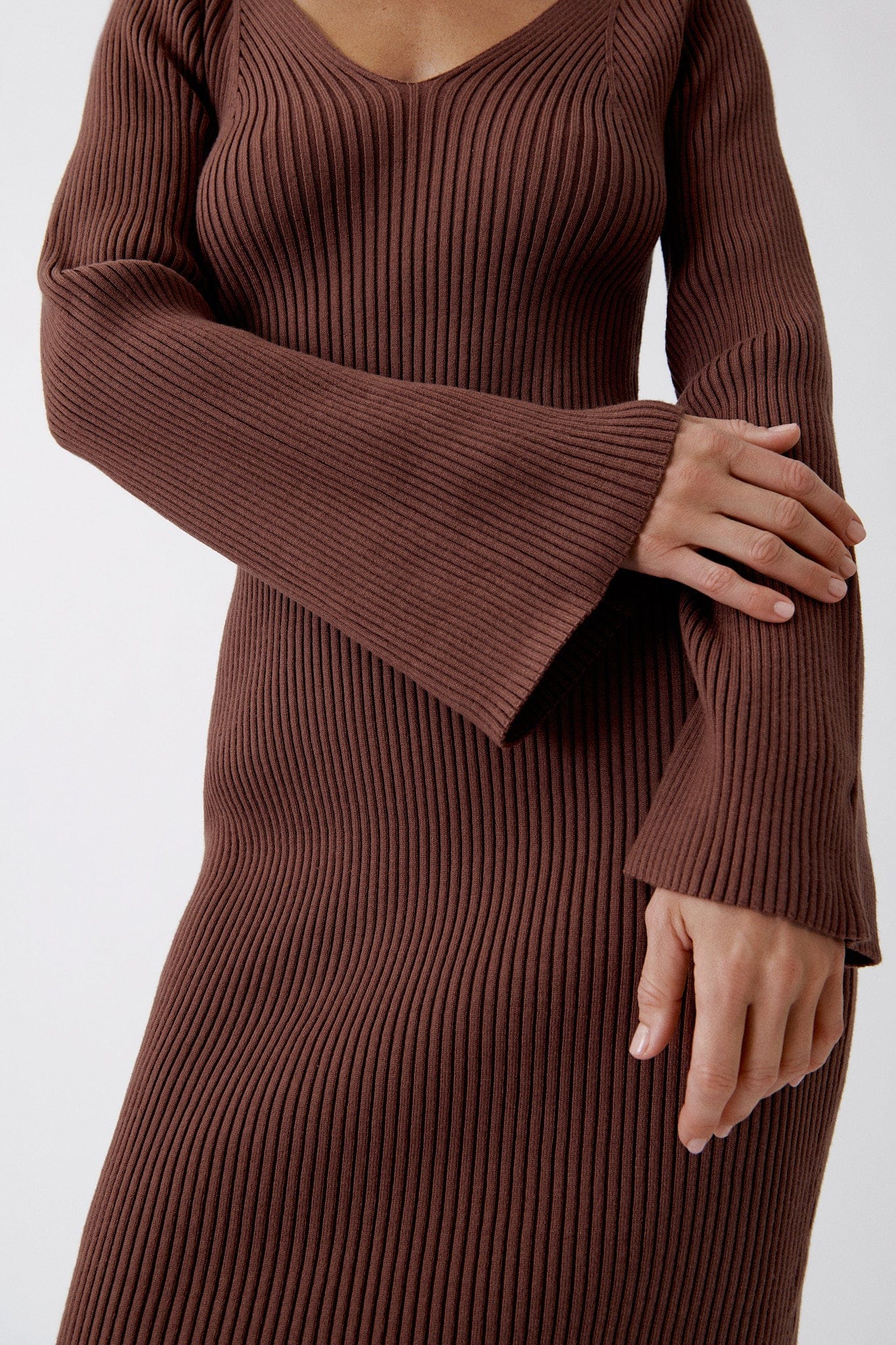 Felicity Dress in Brown made by AÉRYNE