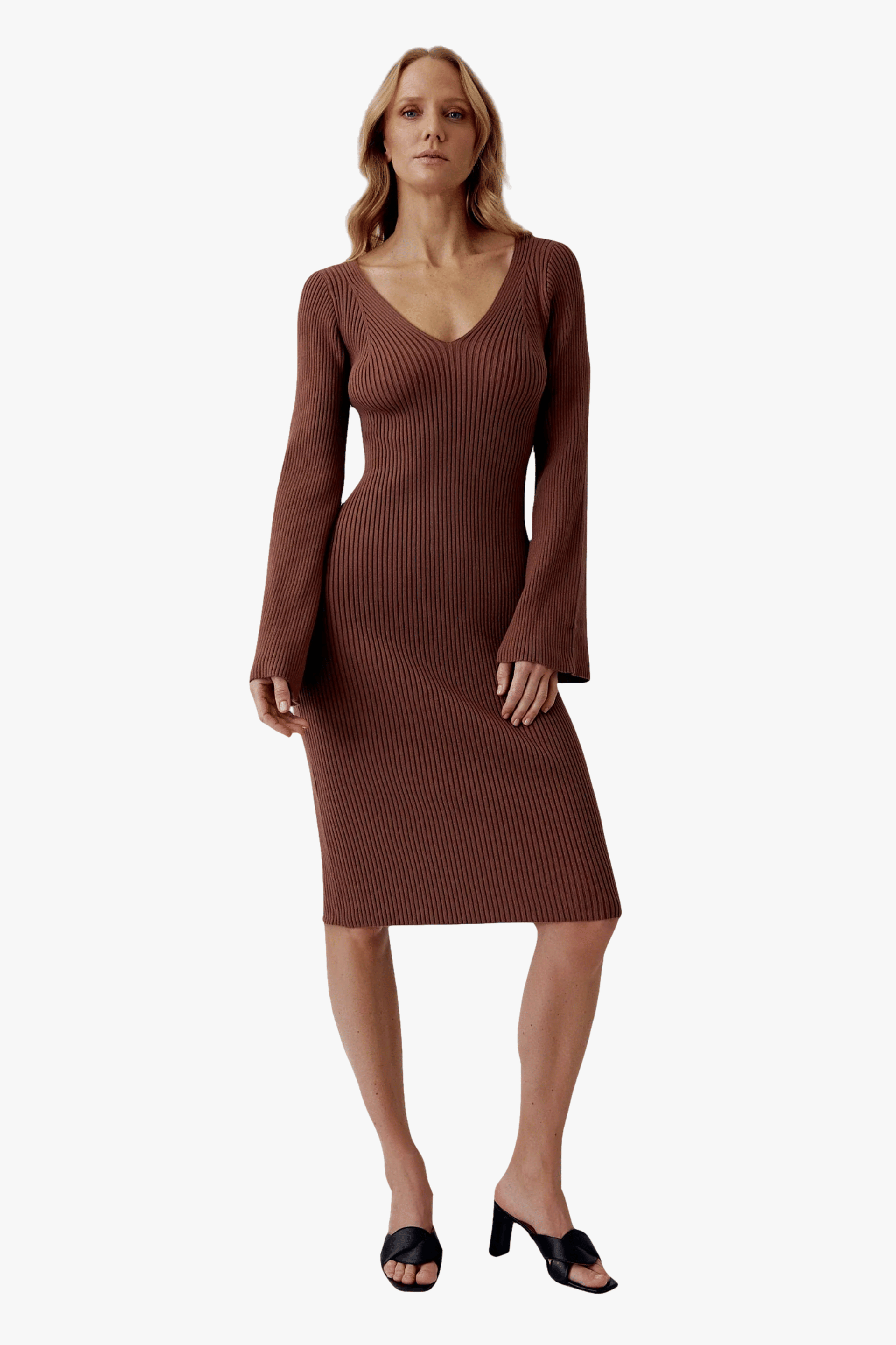 Felicity Dress in Brown made by AÉRYNE