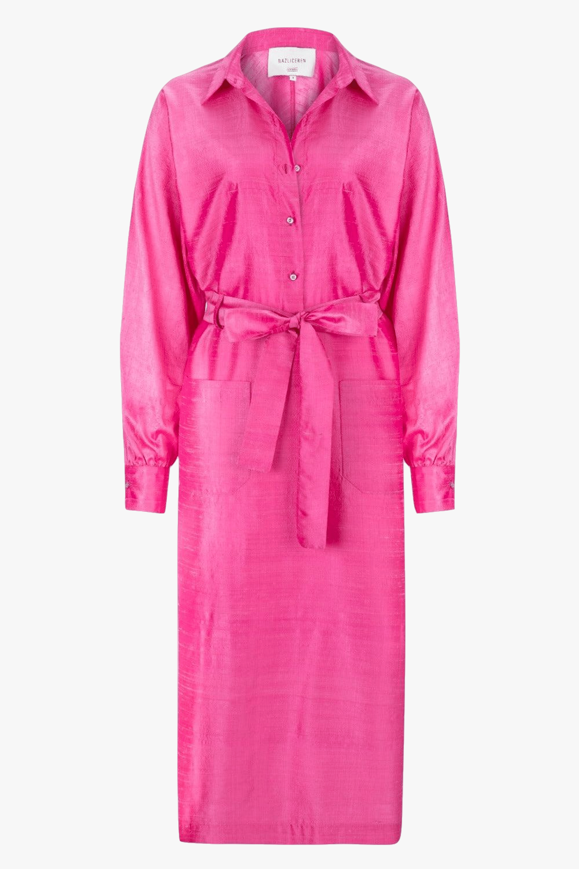 Cassin Pure Silk Shantung Shirt-Dress made by Nazli Ceren