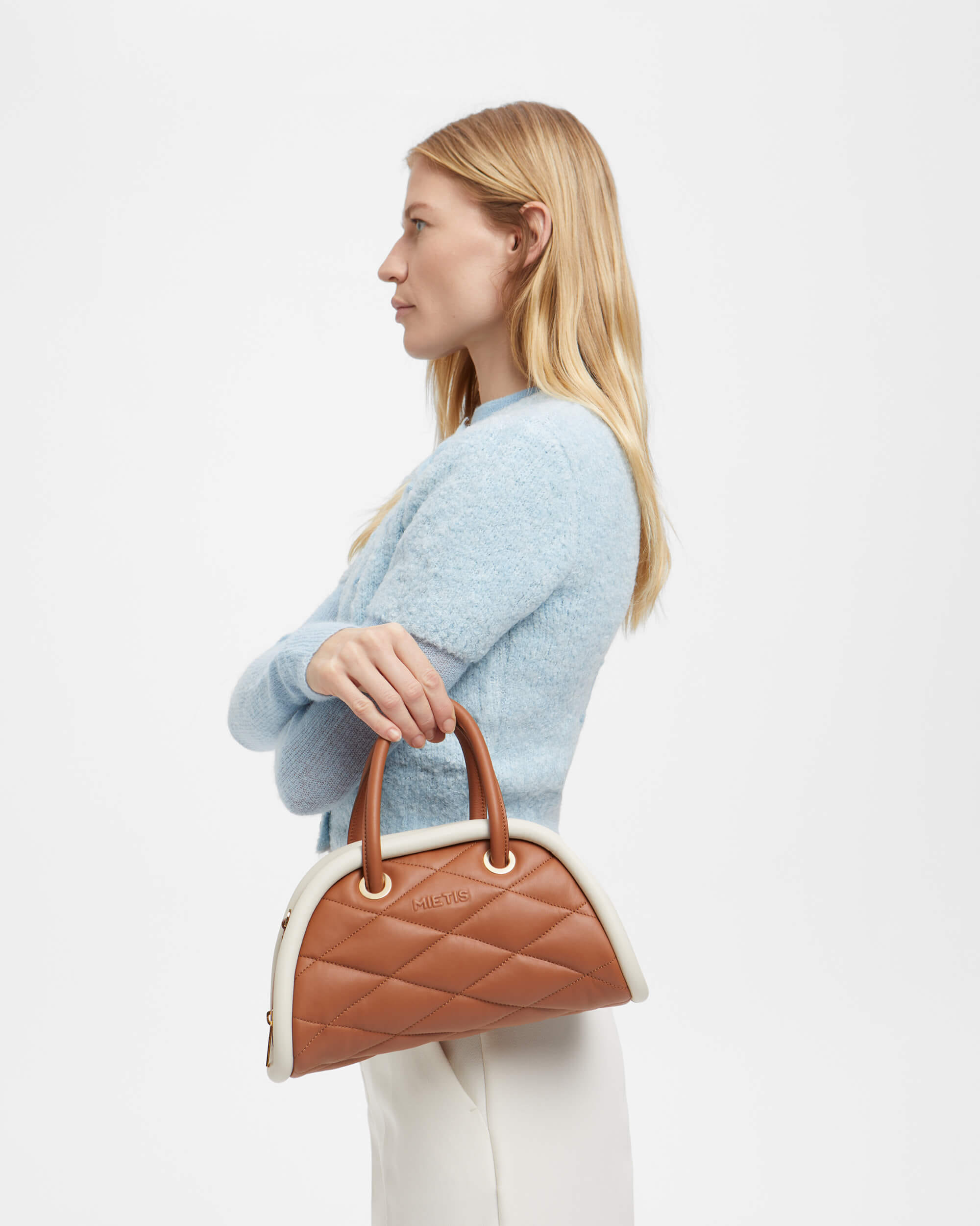 Pluto Bag Tan made by Mietis