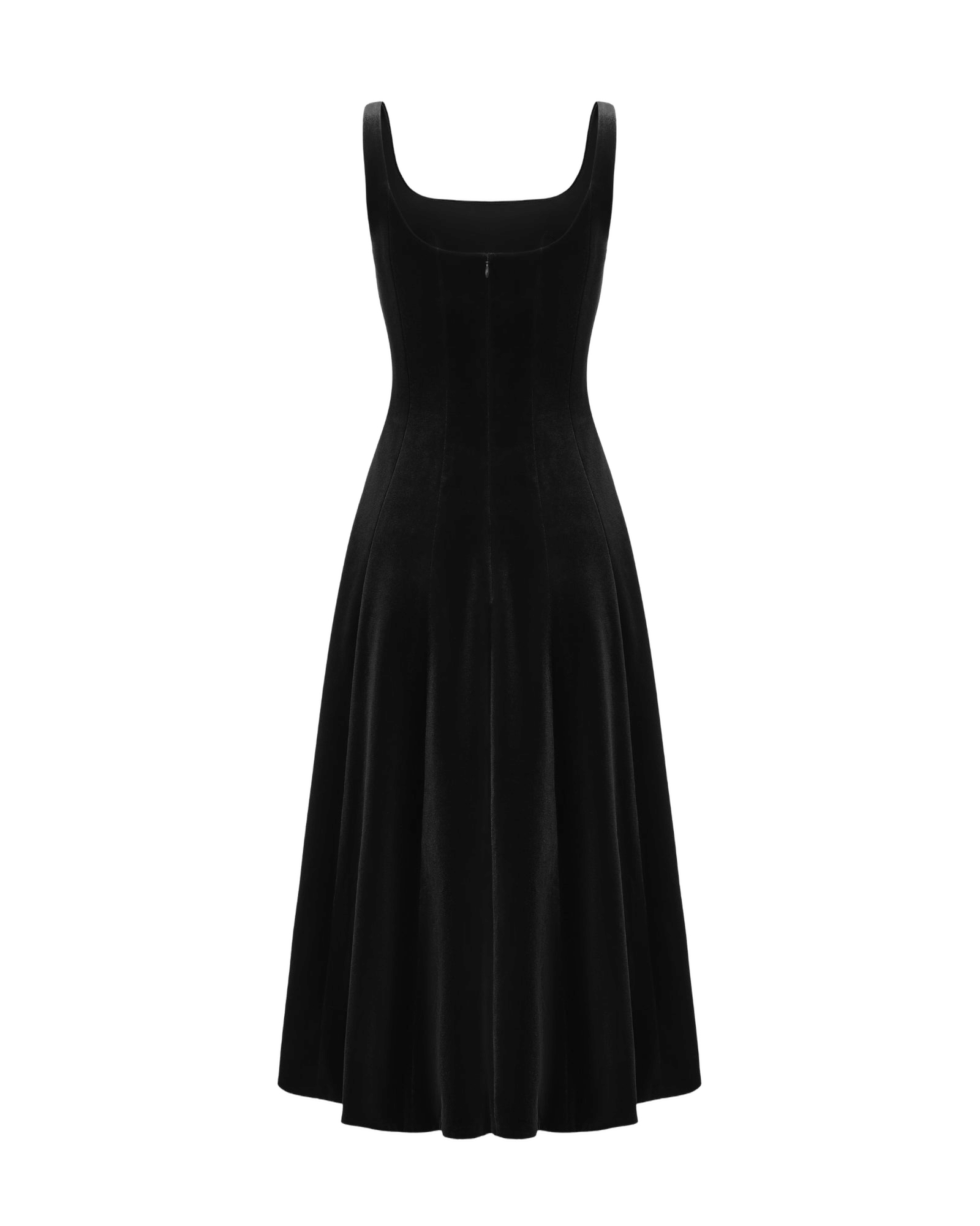 Eleanora Velvet Maxi Dress (Black) made by Nana Jacqueline