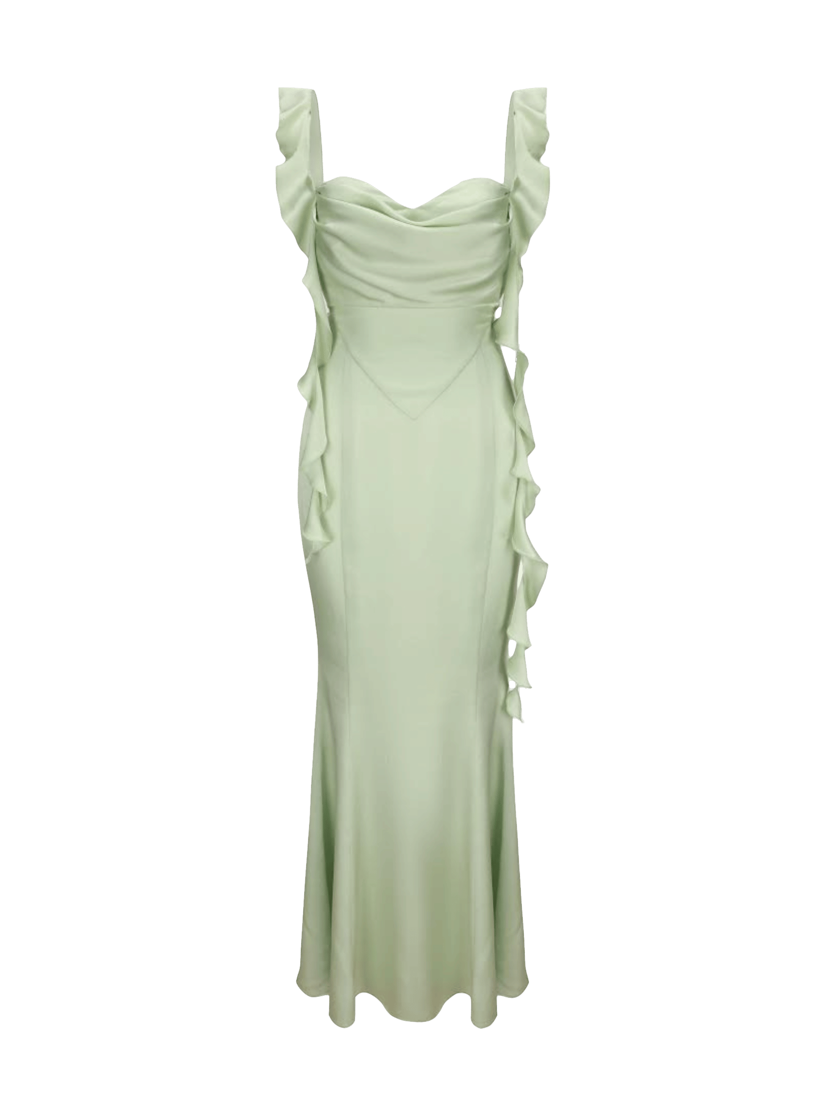 Caroline Dress (Green) in Green made by Nana Jacqueline