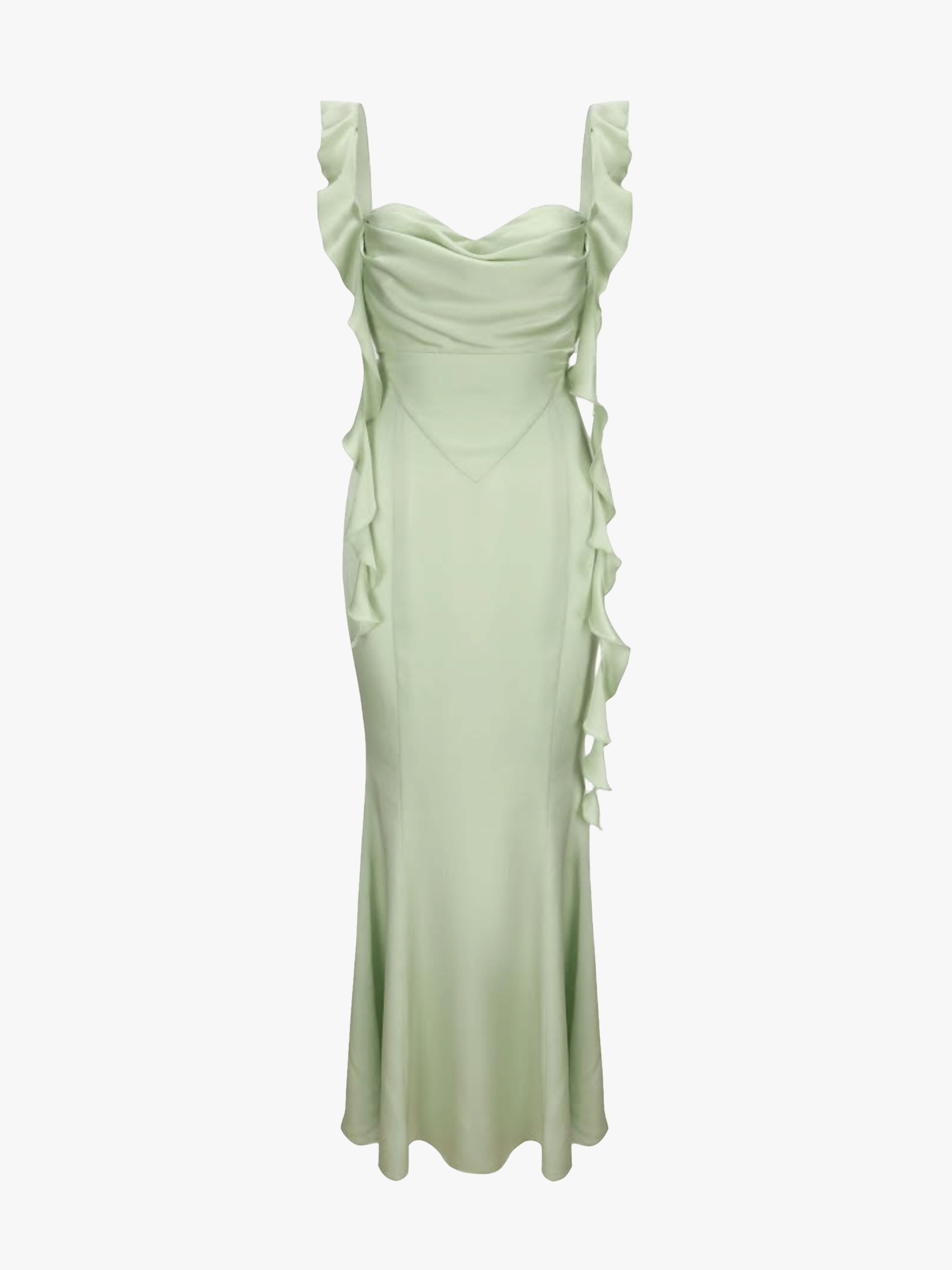 Caroline Dress (Green) in Green made by Nana Jacqueline