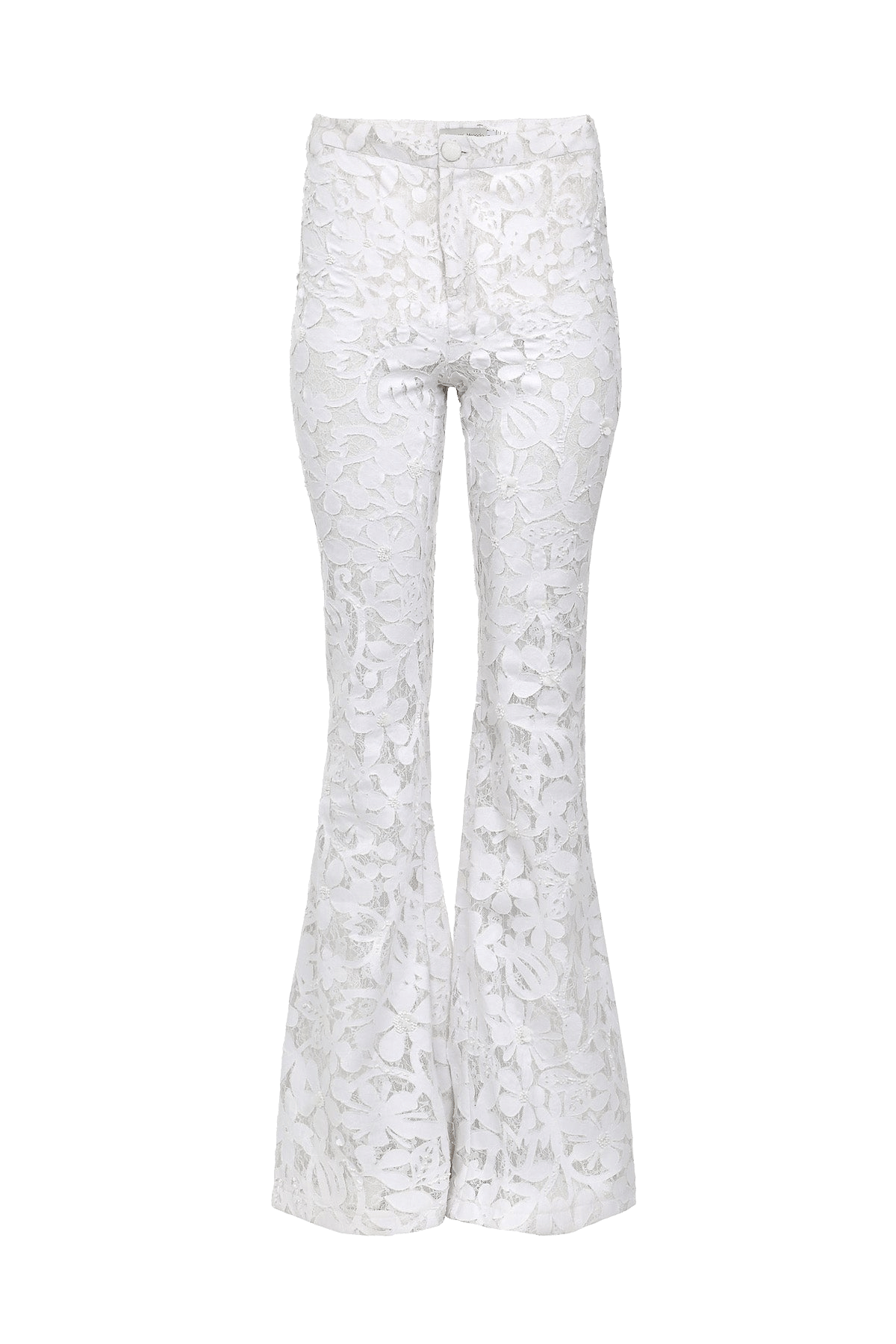 Crete Lace Denim Pants made by Francesca Miranda