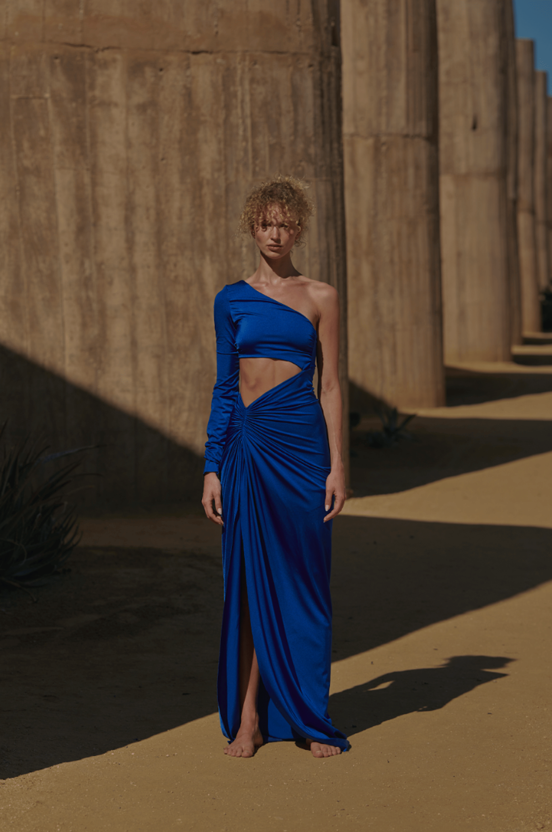 Conga Dress in Blue made by BAOBAB