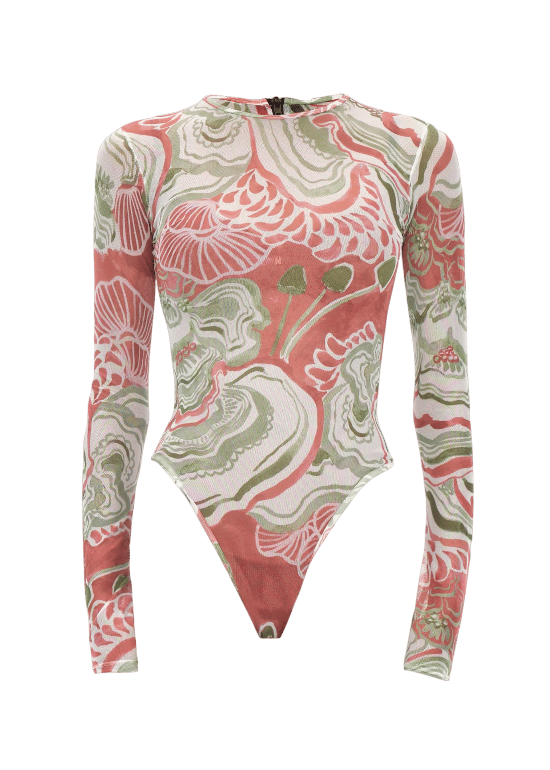 ELLE ABSTRACT MUSHROOM BODYSUIT made by Andrea Iyamah