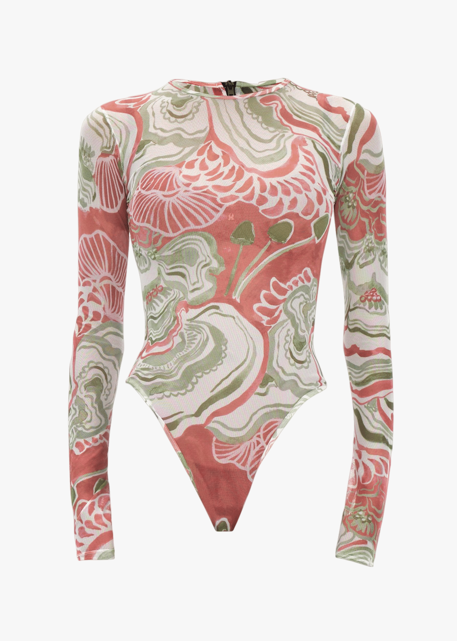 ELLE ABSTRACT MUSHROOM BODYSUIT made by Andrea Iyamah