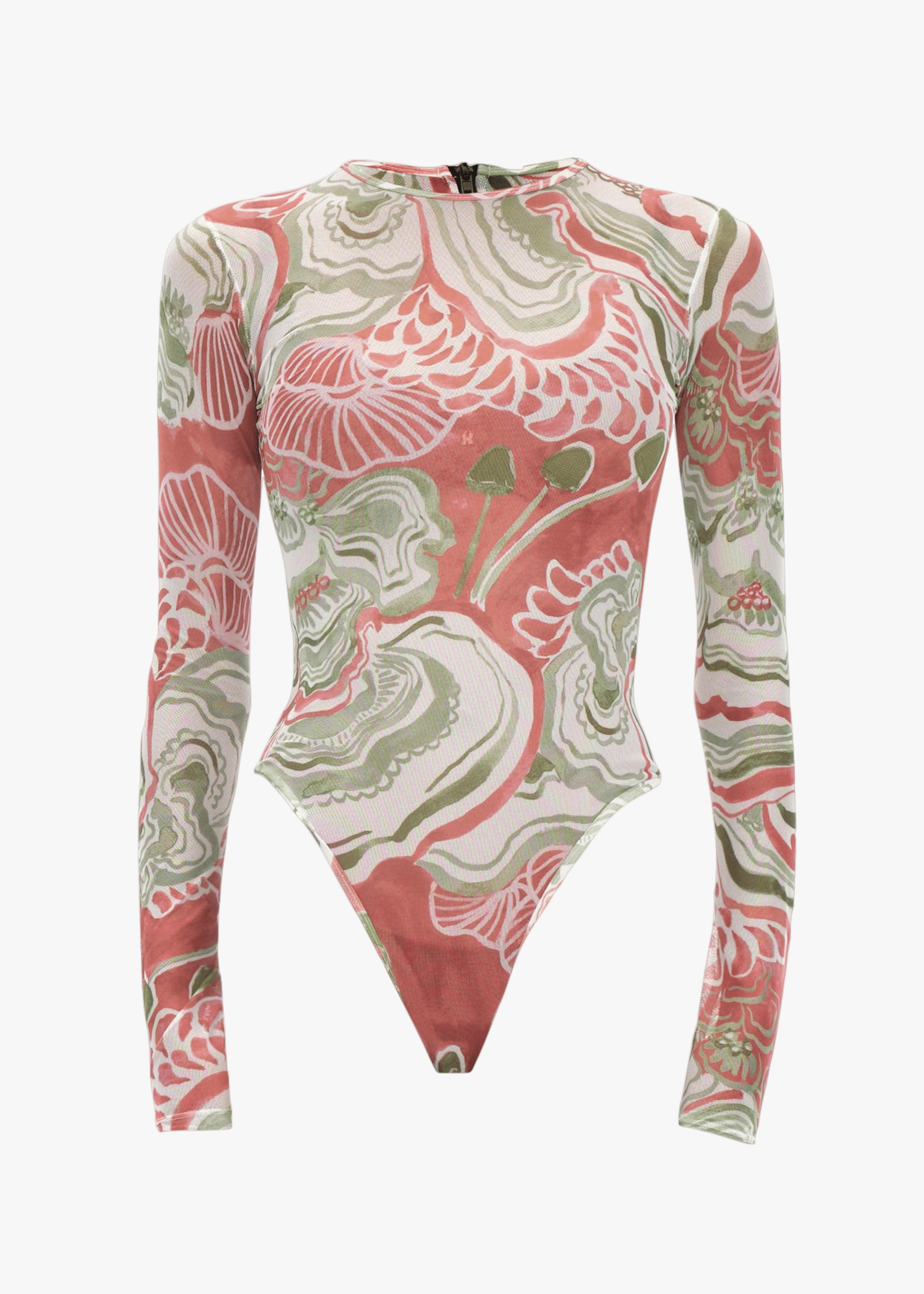 ELLE ABSTRACT MUSHROOM BODYSUIT made by Andrea Iyamah