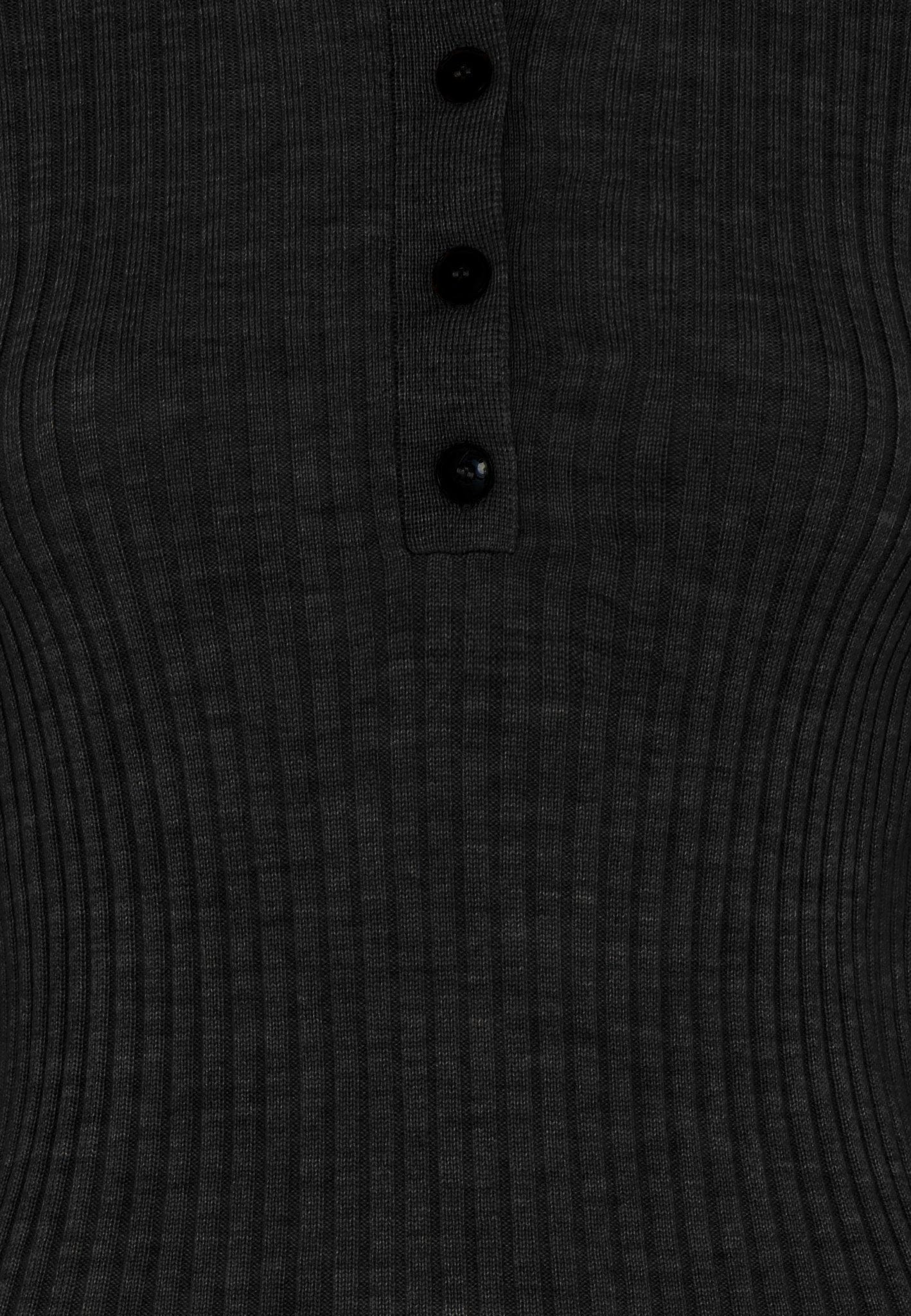 Cadee Blouse Merino Wool - Black in Black made by HERSKIND