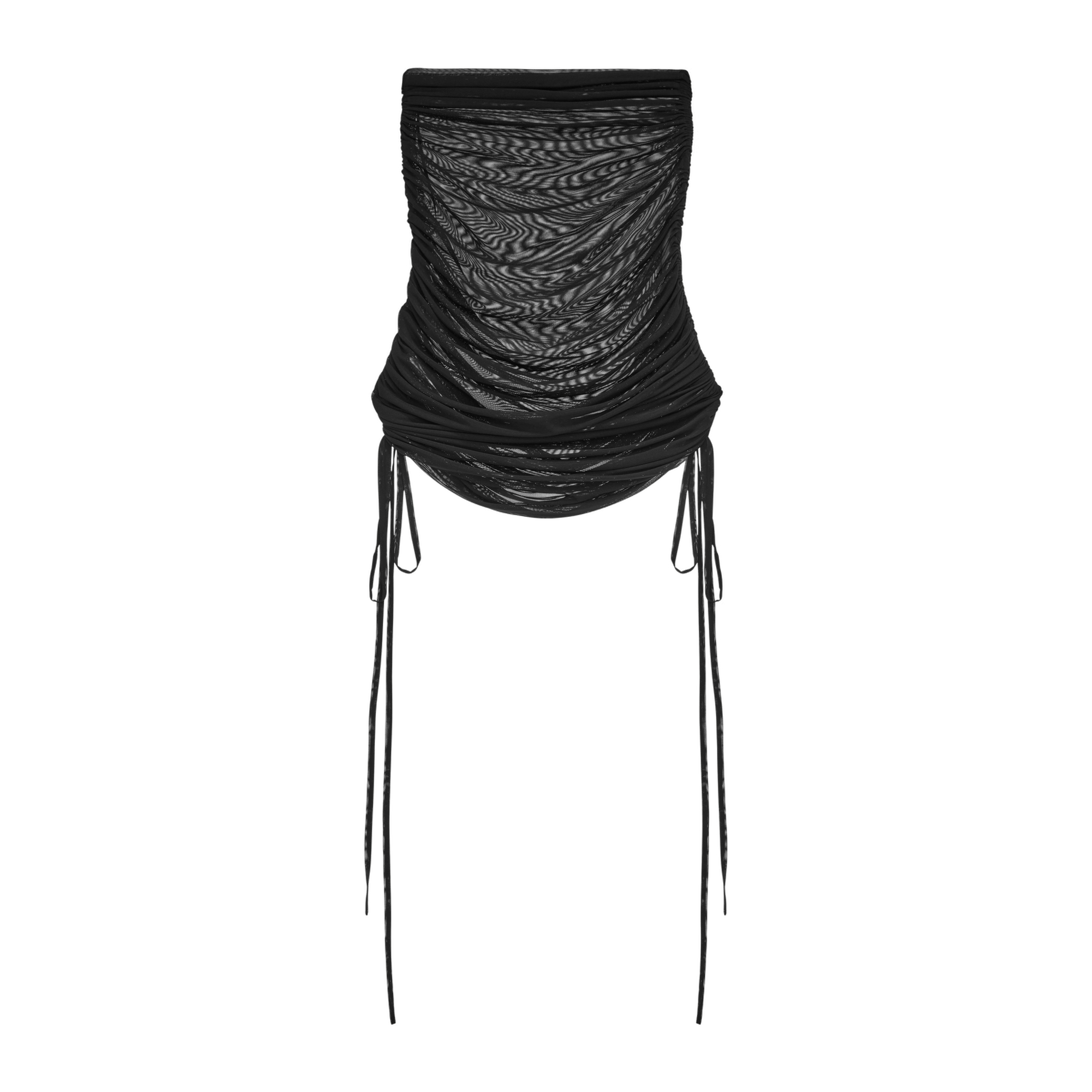 Transparent Skirt With Adjustable Length made by YAVORSKA