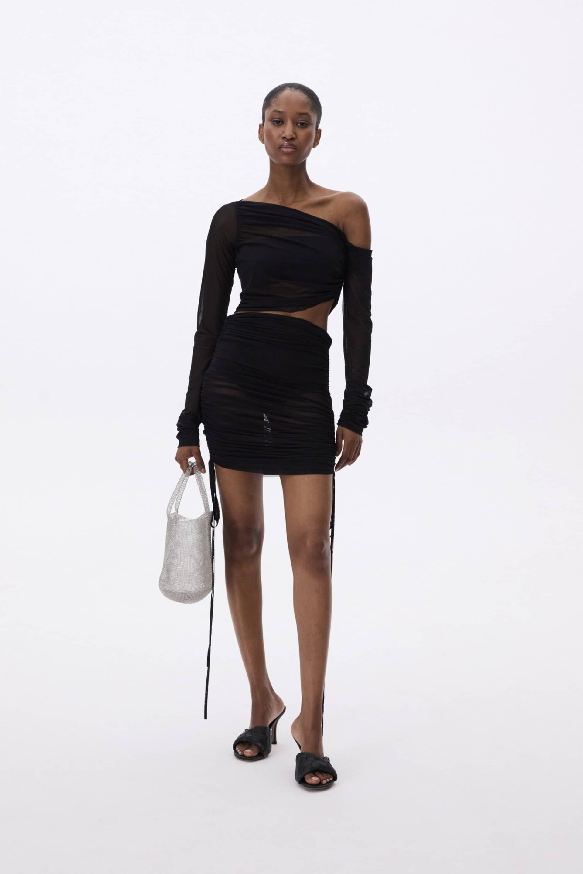 Transparent Skirt With Adjustable Length made by YAVORSKA