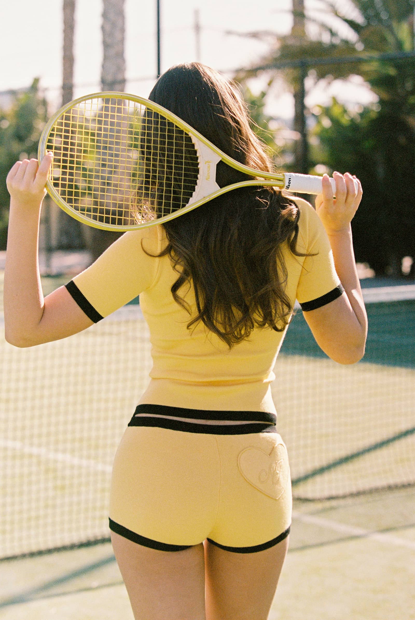 Eliza Knit Shorts (Yellow) made by Nana Jacqueline