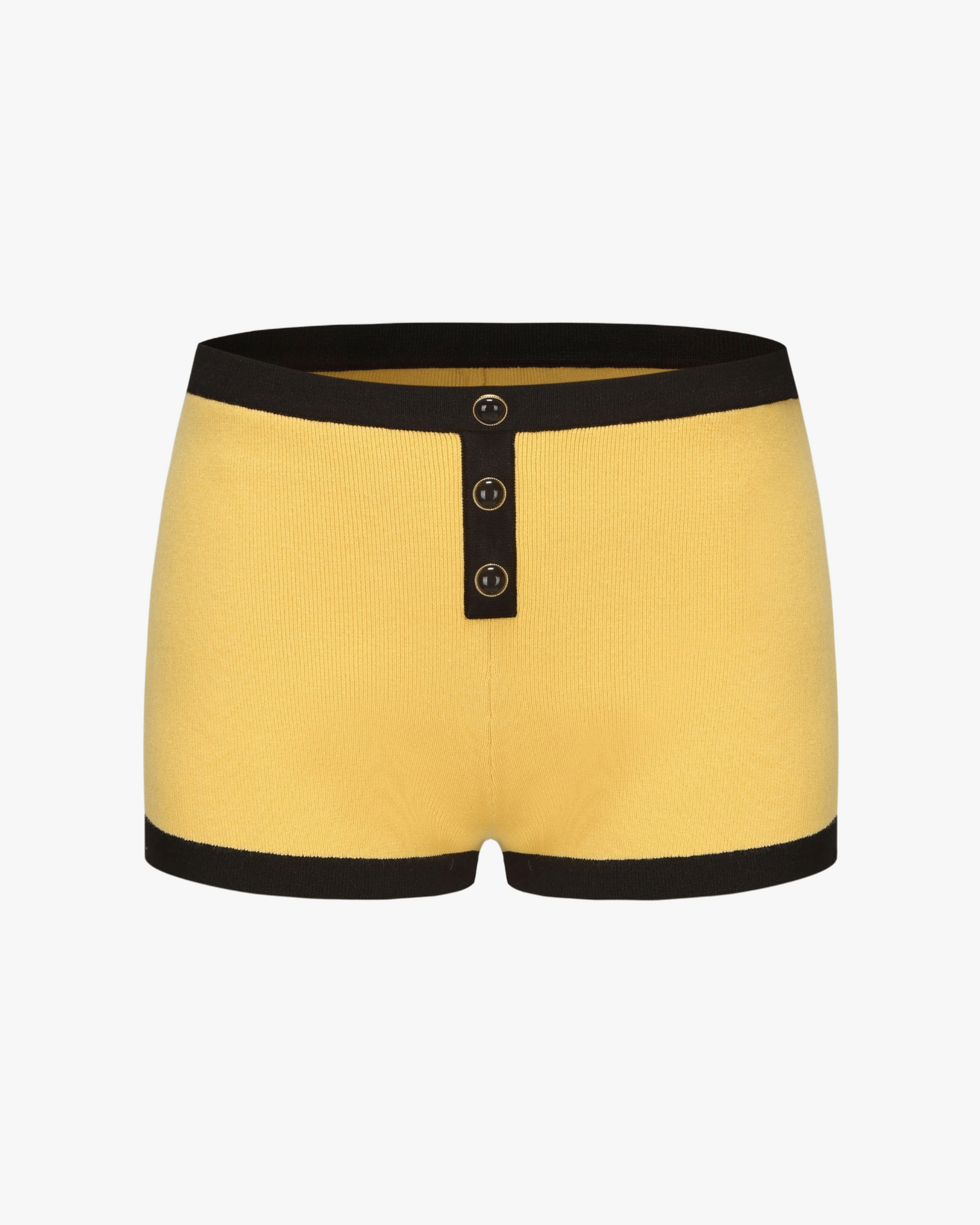 Eliza Knit Shorts (Yellow) made by Nana Jacqueline