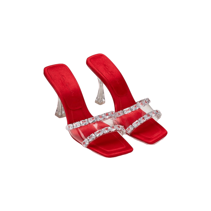 Red Bellah Sandals (Final Sale) in Red made by Nana Jacqueline