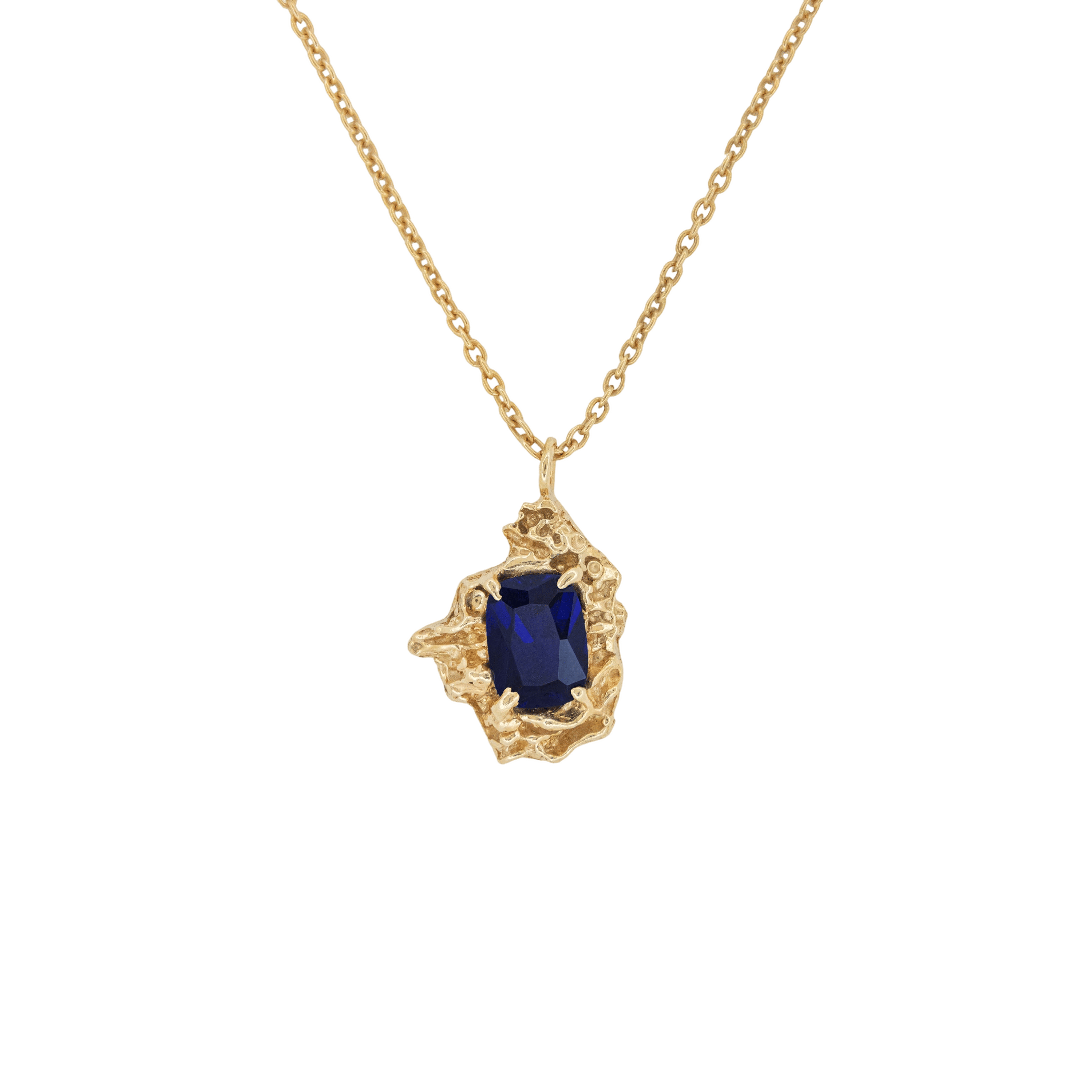 Leana Sapphire Necklace made by Loveness Lee