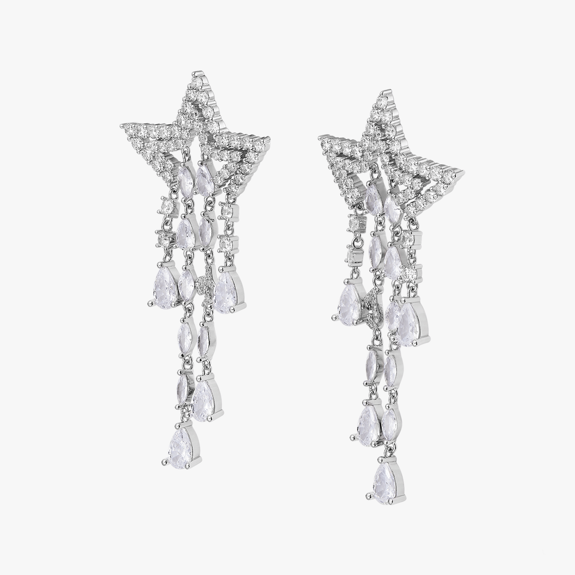 Aria Earrings (Final Sale) in Silver made by Nana Jacqueline