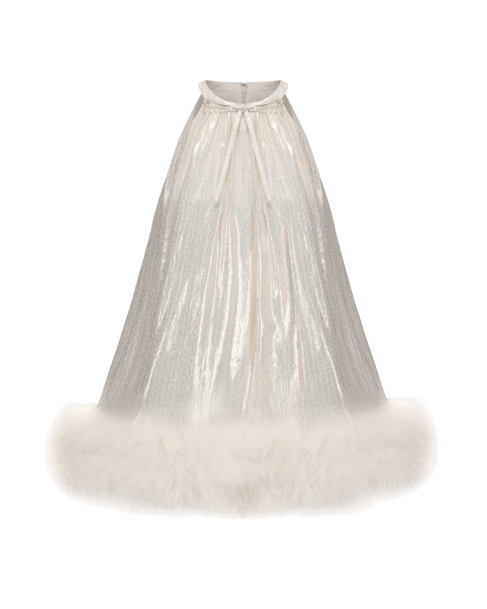 Viola Fur Mini Dress made by Nana Jacqueline