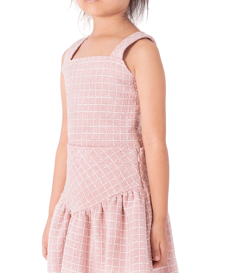 Bouclé Tweed Girls Outfit | 2 Pieces made by Mama Luma