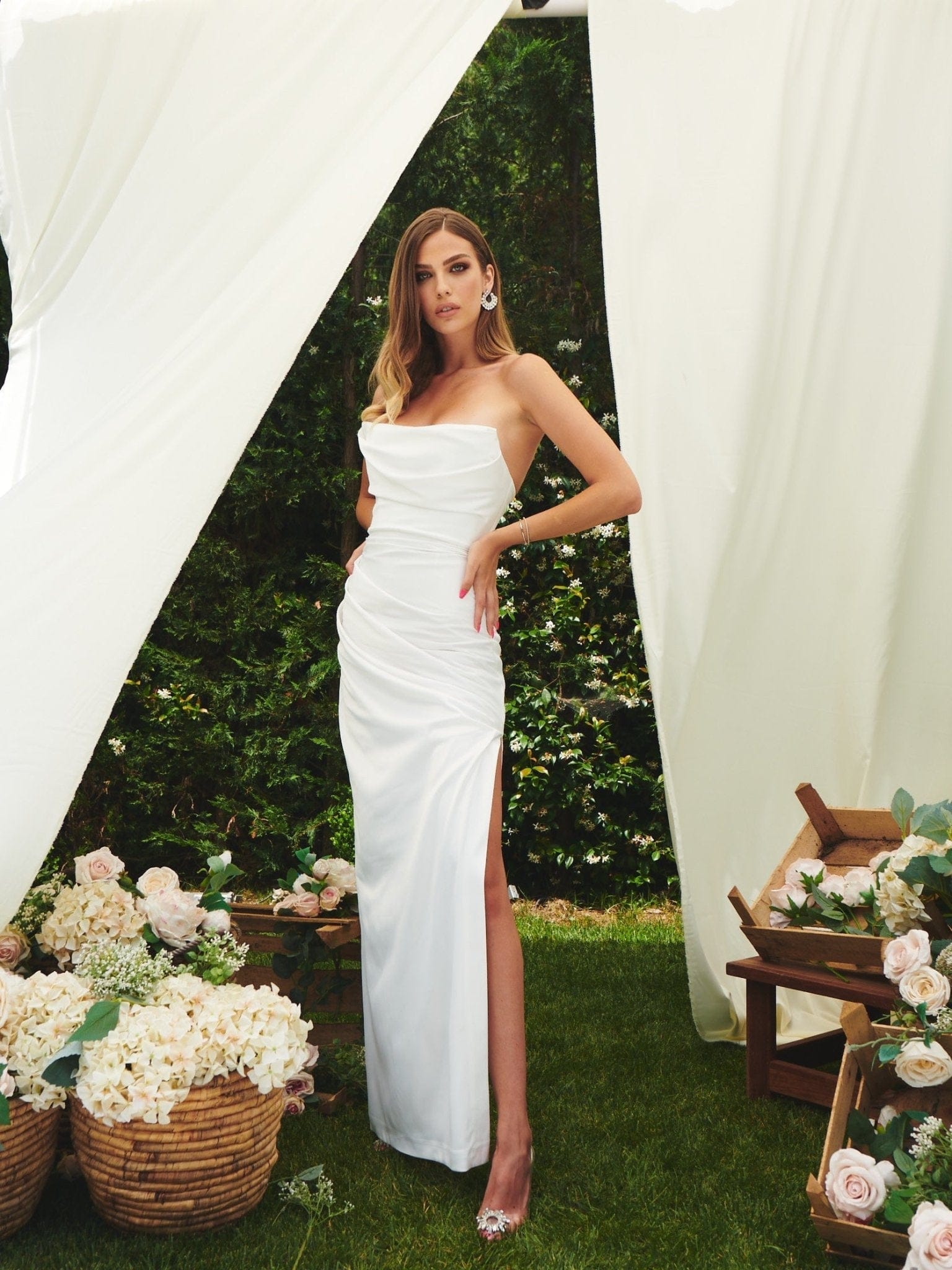 Doutzen Dress - White in White made by Gigii's