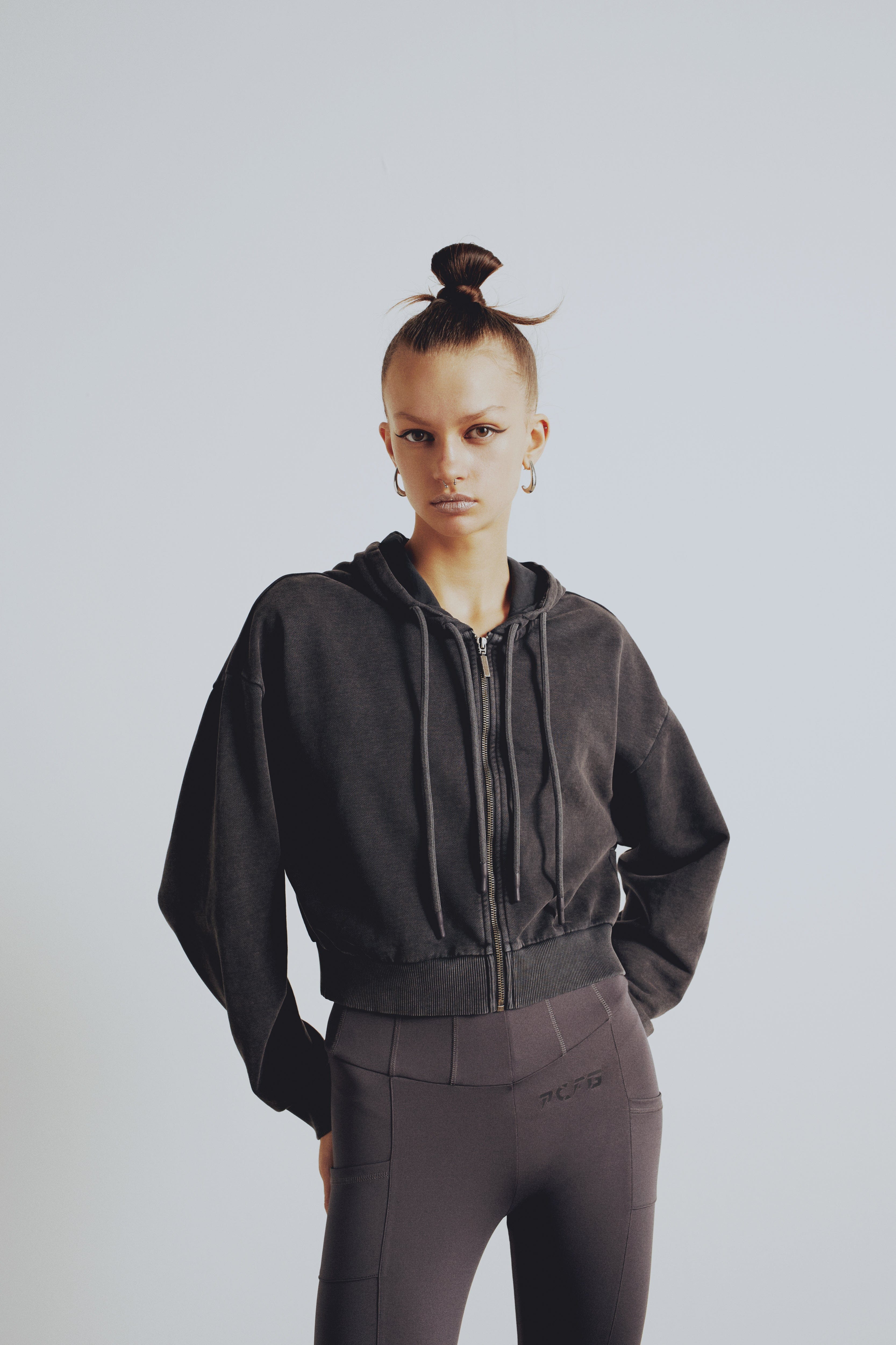 YOUR *ITCH ACID WASH ZIPPED HOODY made by PCFG