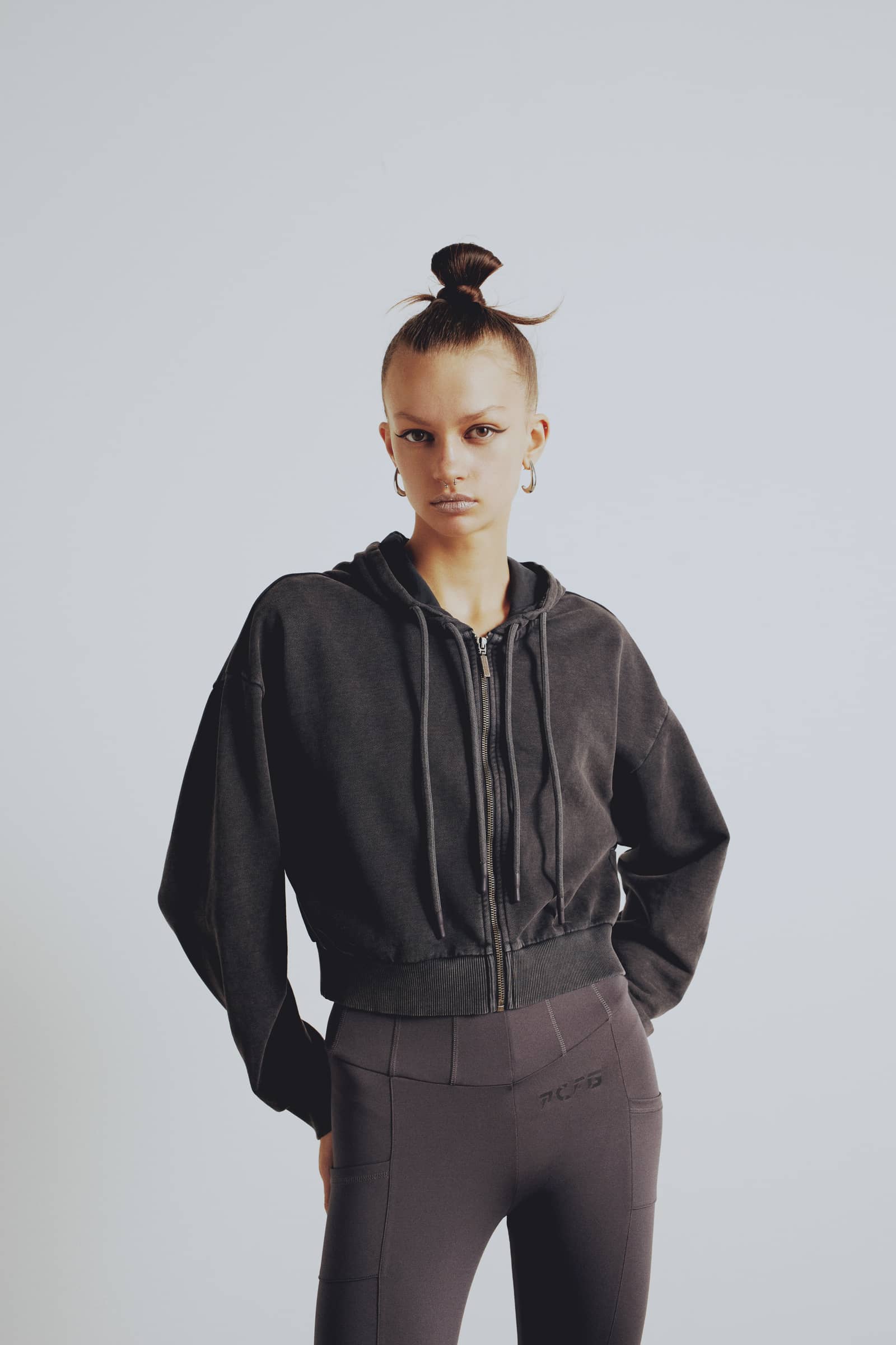 YOUR *ITCH ACID WASH ZIPPED HOODY made by PCFG