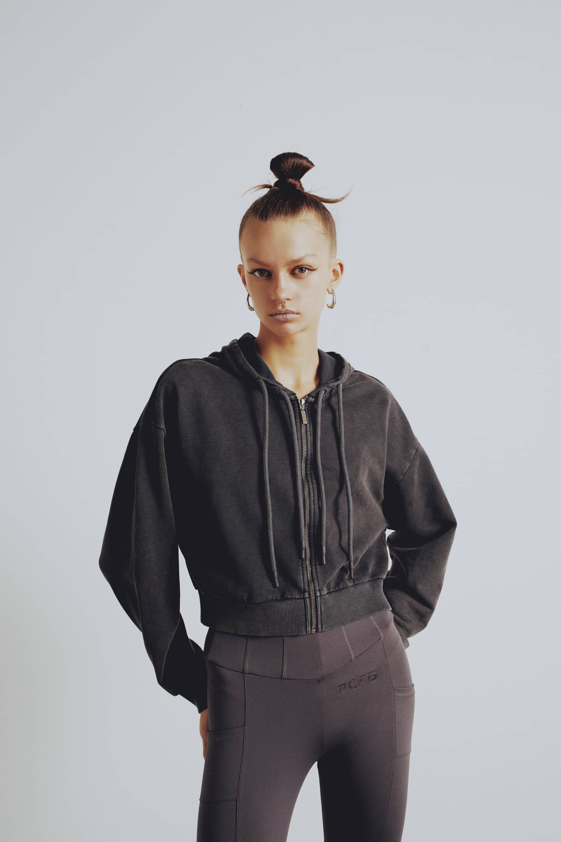 YOUR *ITCH ACID WASH ZIPPED HOODY made by PCFG