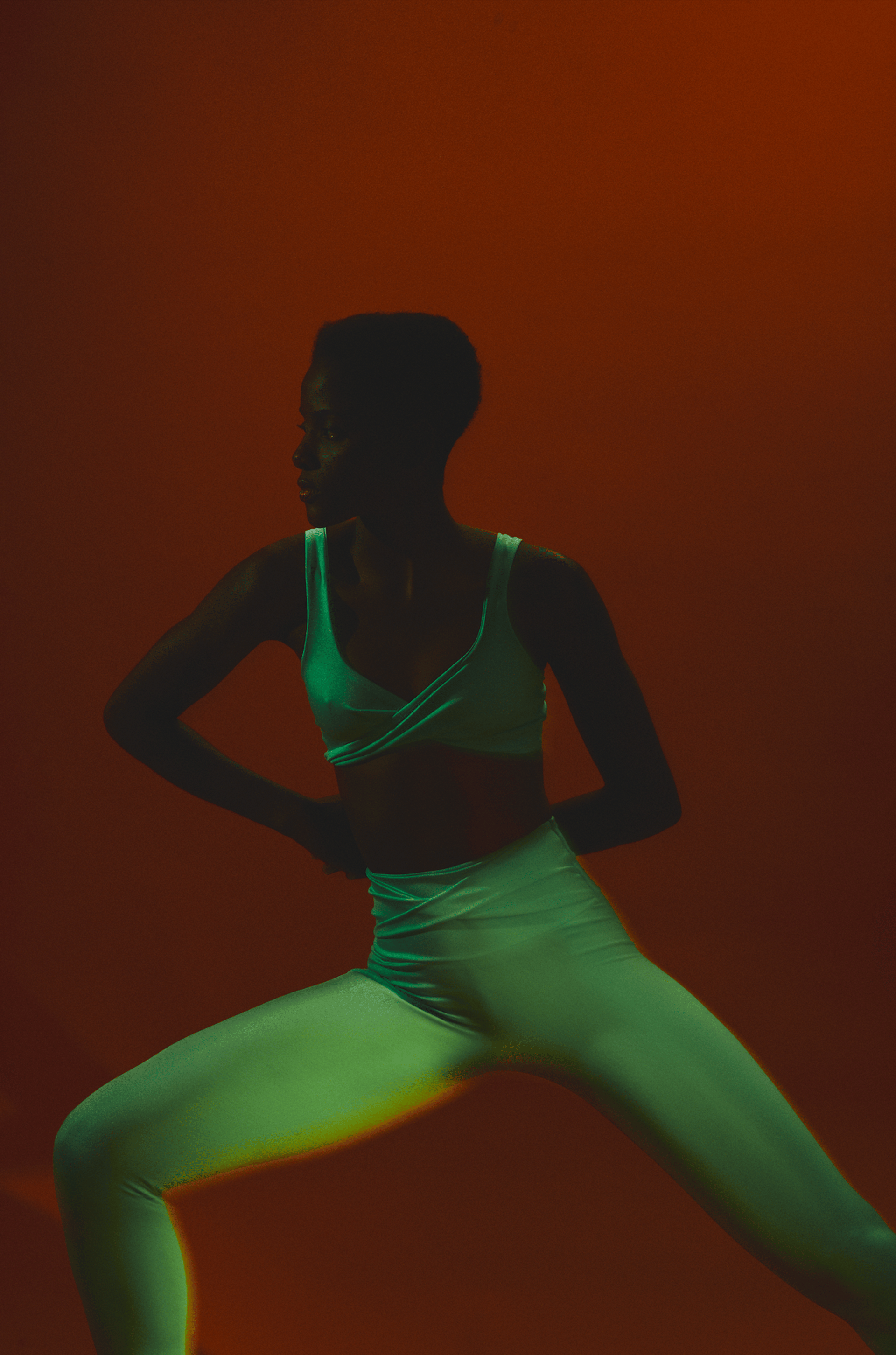 Ola Pants Active in Green made by BAOBAB