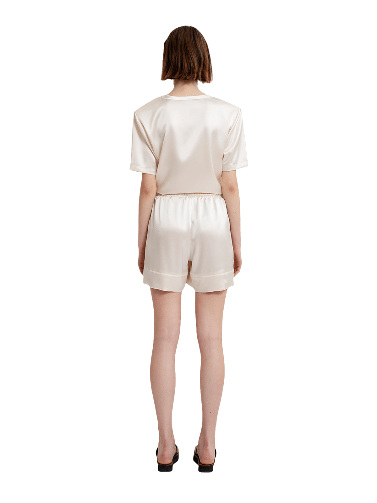 Candice Shorts in Beige made by AÉRYNE